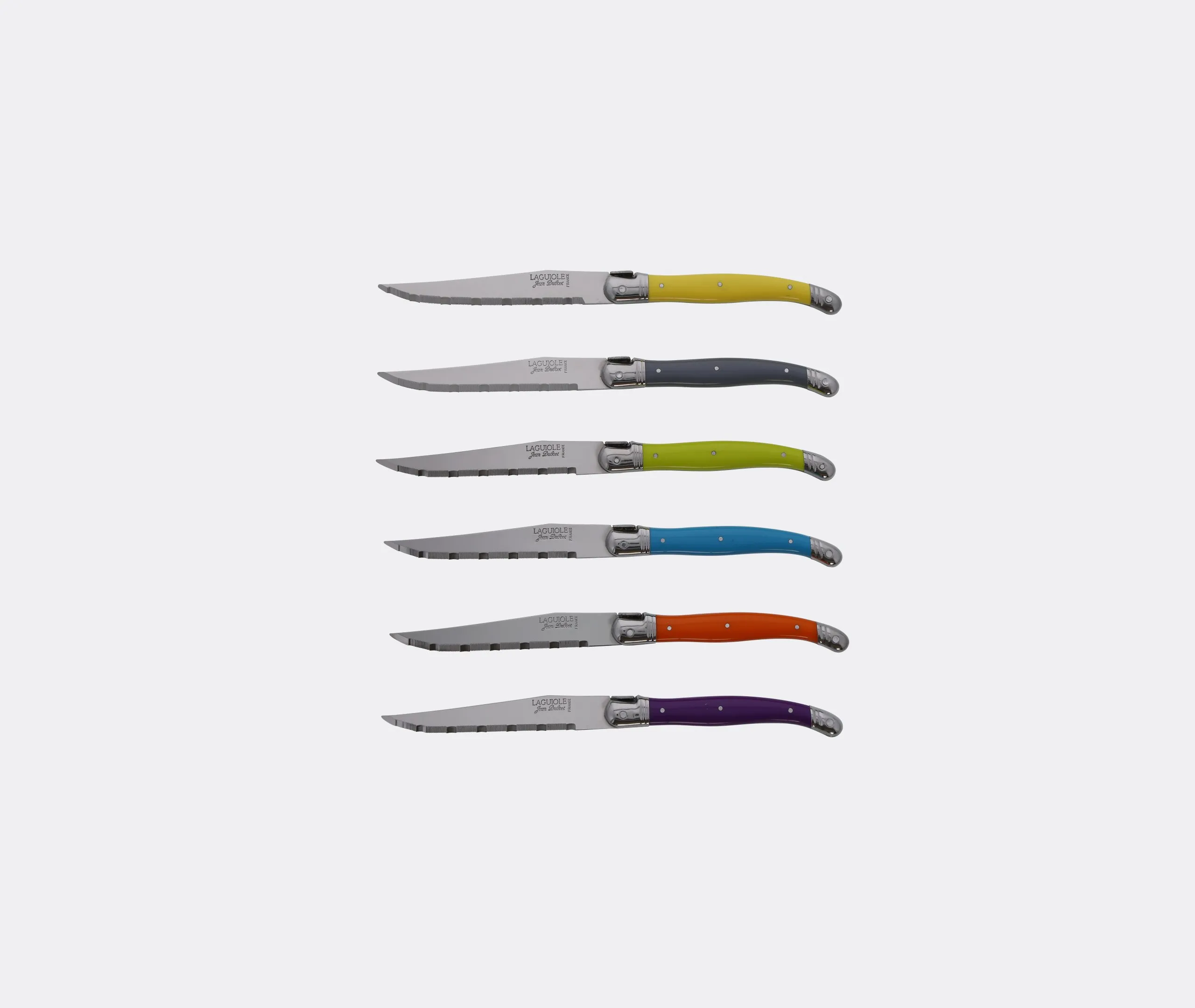 24-Piece Cutlery Set with Case - Multicolor