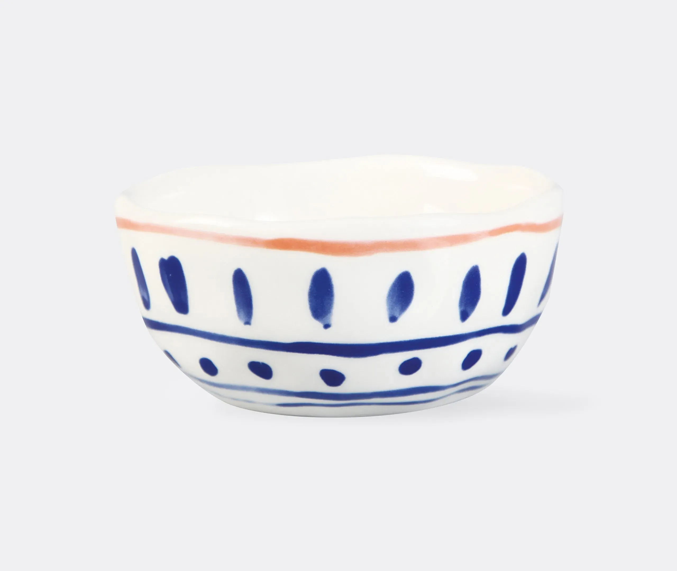 4-Piece Bowl Set with Lemon Design - Multicolor