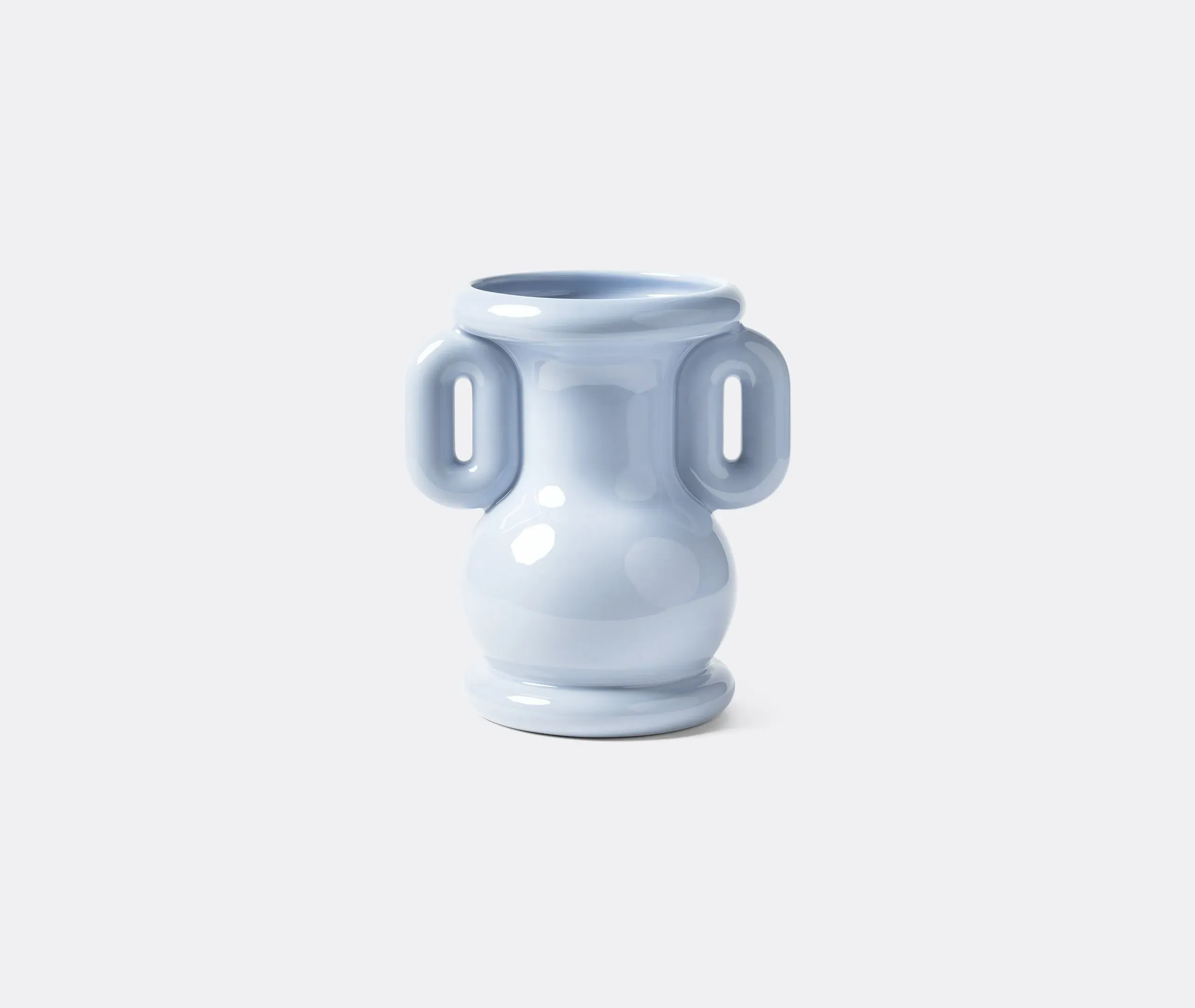 Amphora Vase with Handles - Blue, Ceramic image