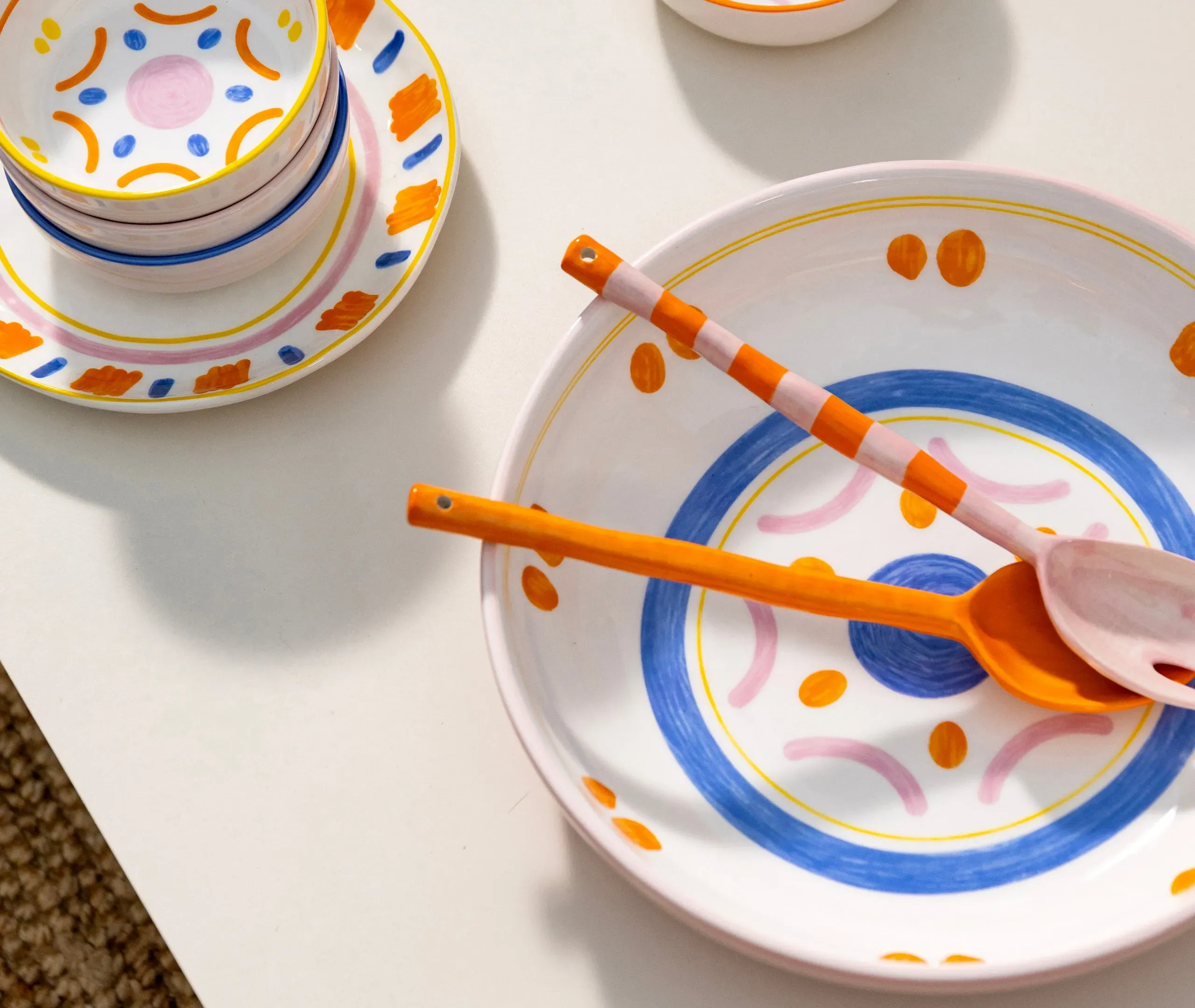 Boavista Salad Bowl - Pink, Porcelain