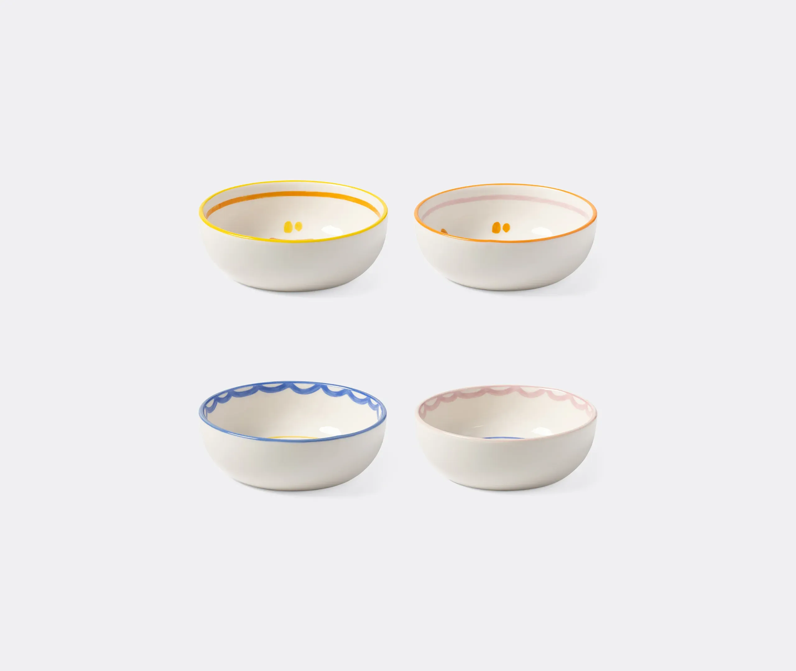 Boavista Set of Four Bowls - Multicolor, Porcelain product
