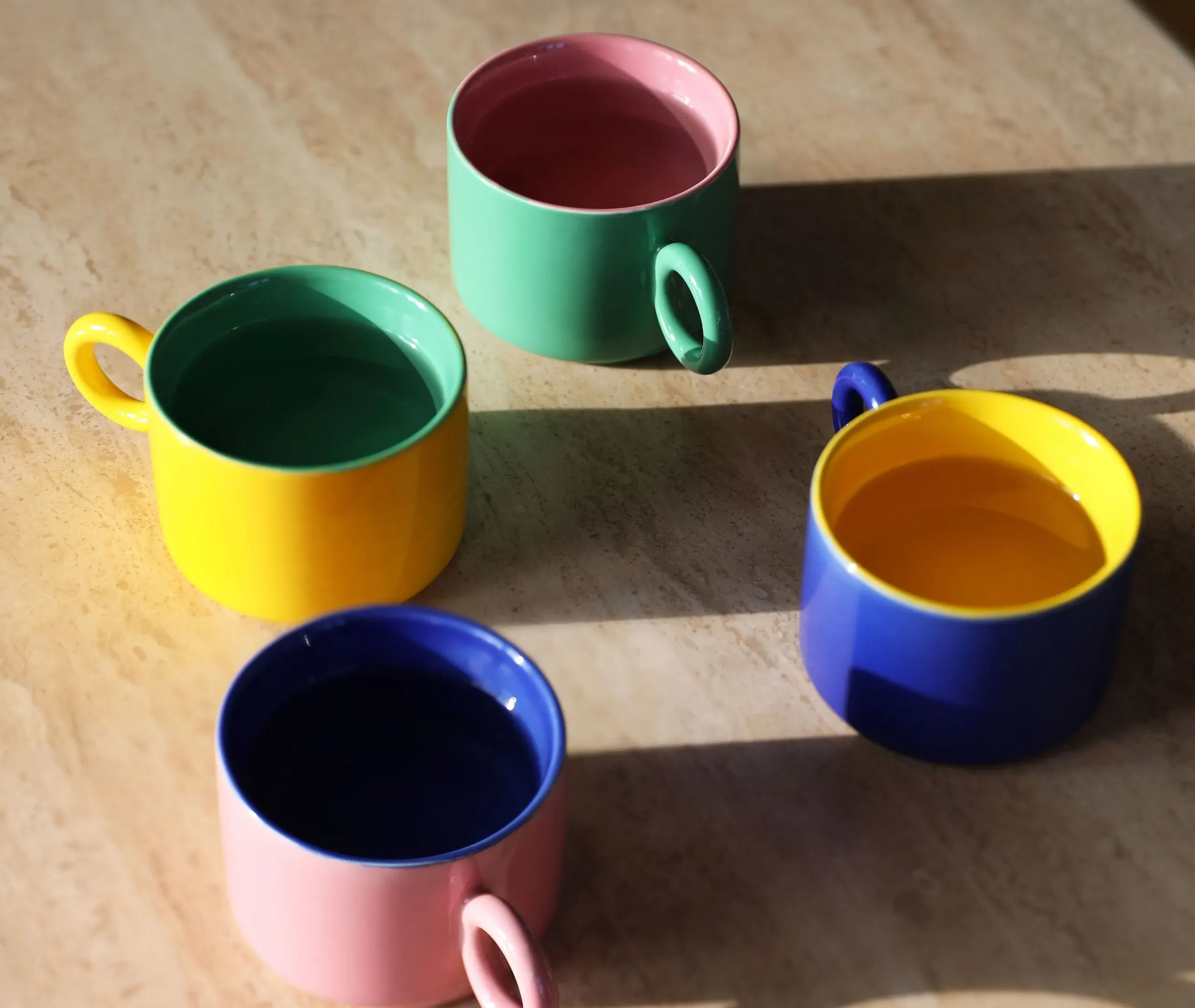 Chiquito Mug Set of 4 - Multicolor, Stoneware