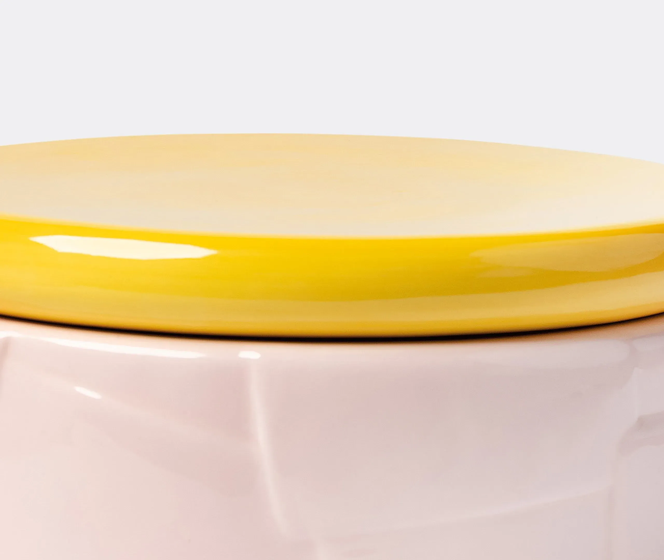 Flake Storage Jar with Lid - Multicolor, Dolomite