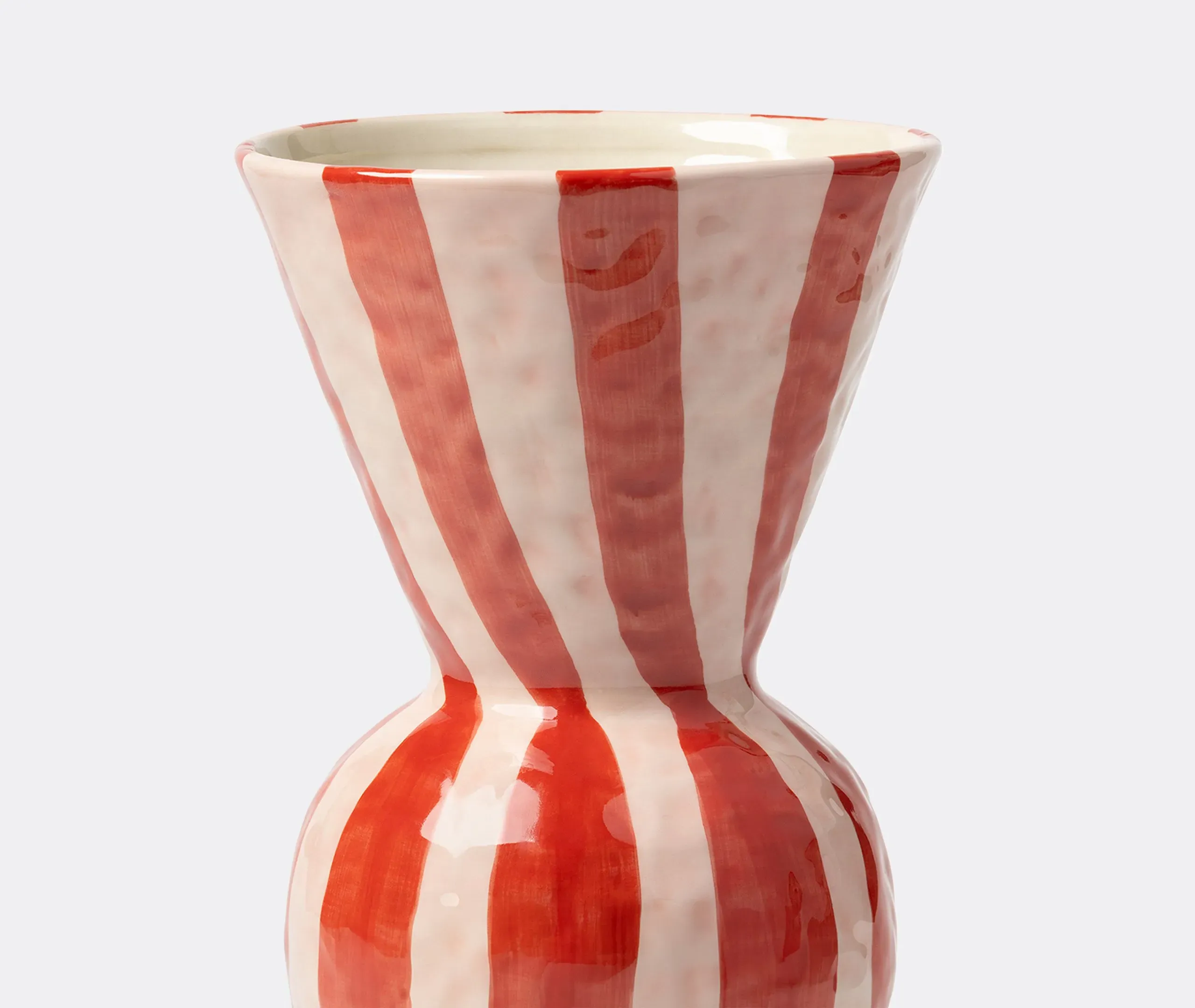 &k Amsterdam Rhombic Vase - Red