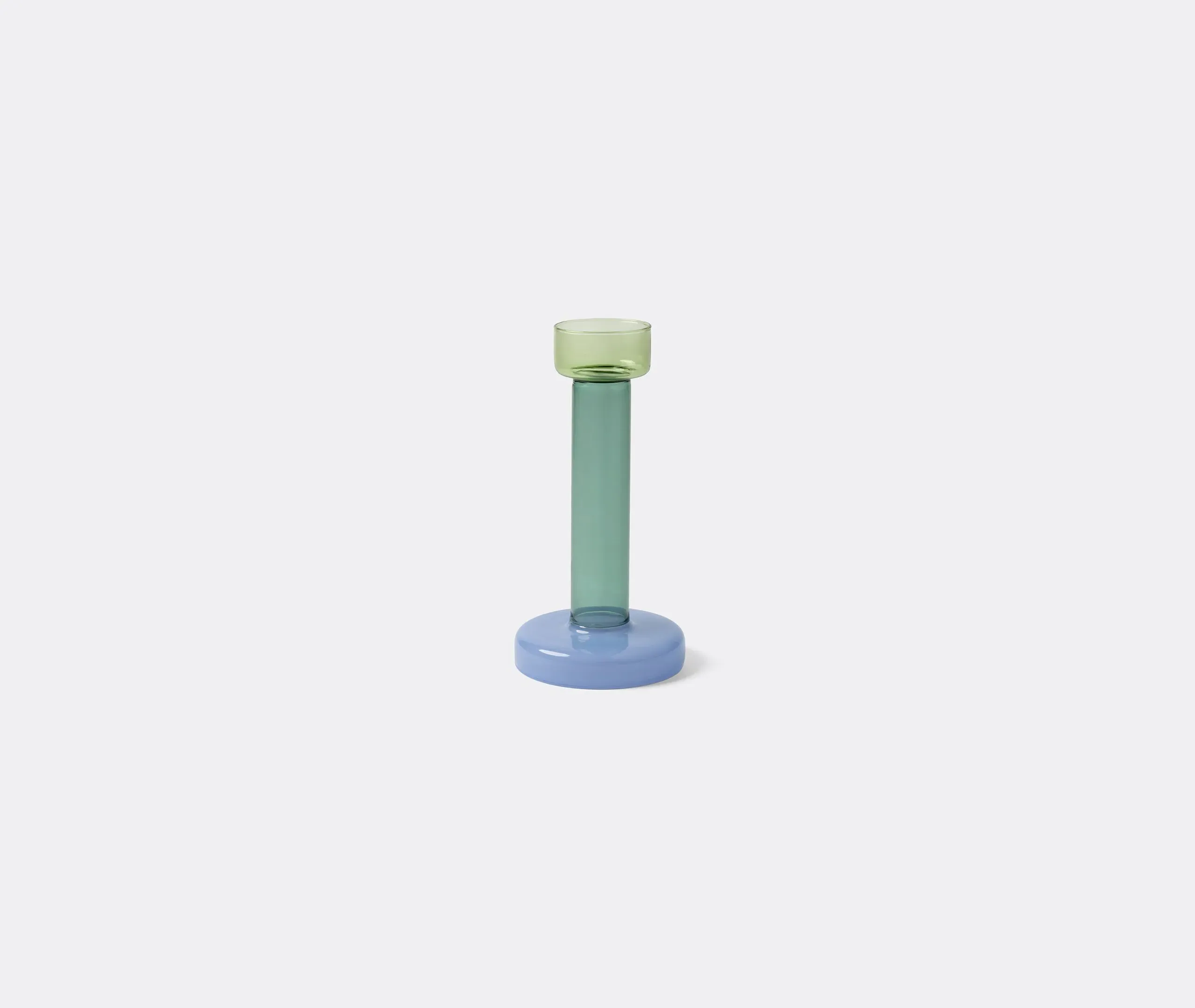 Large Candleholder - Blue, Borosilicate Glass image