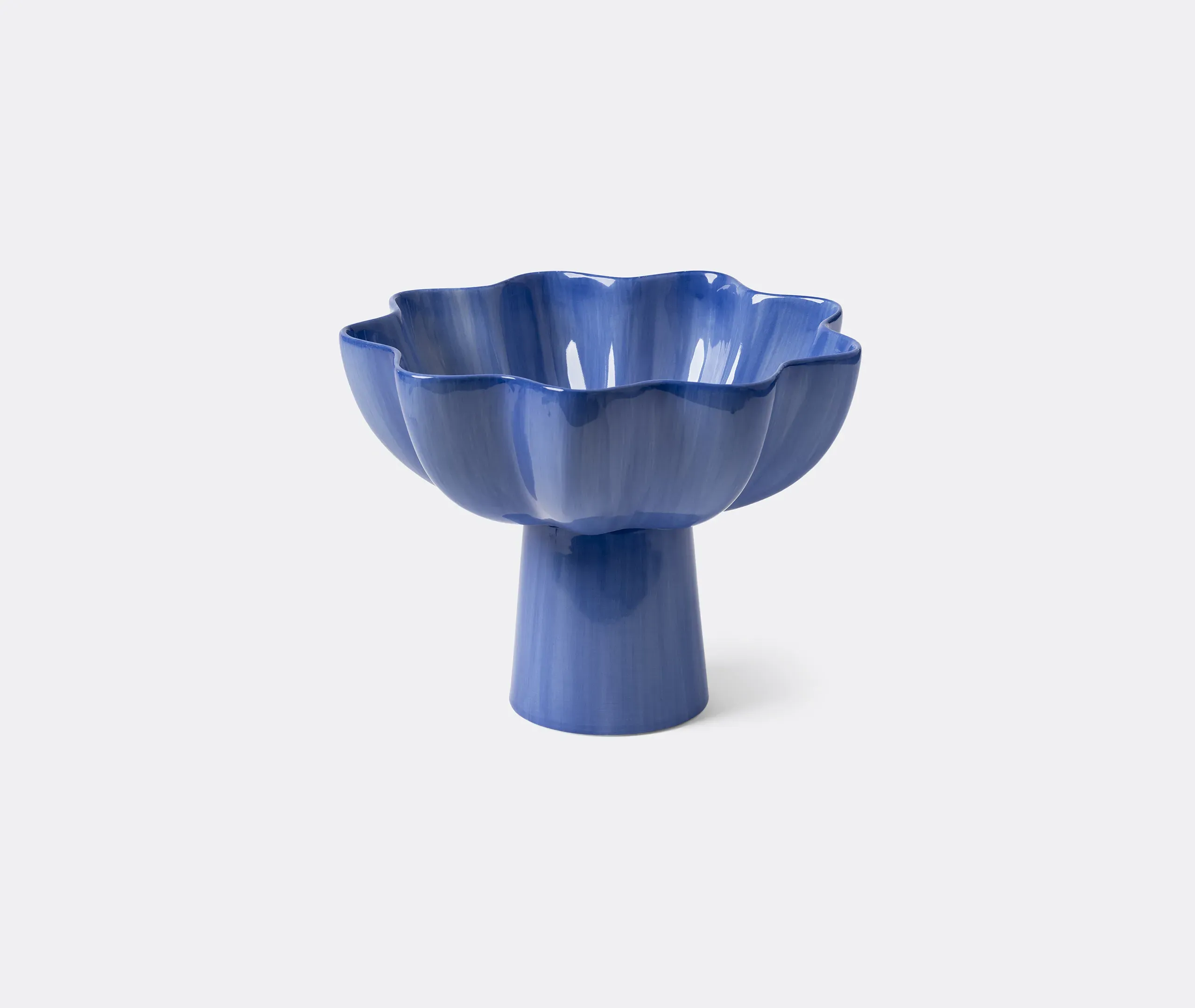 Sun Sculptural Bowl - Blue, Stoneware product