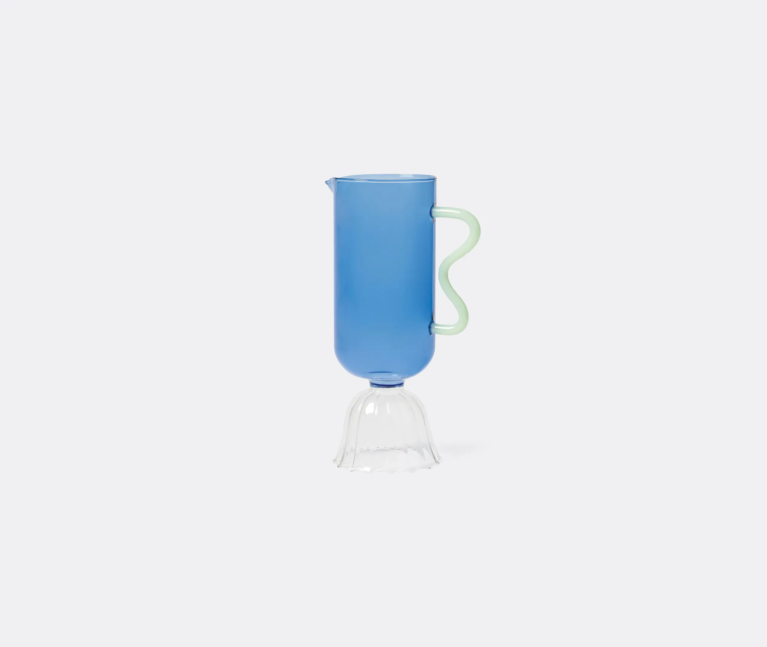 Tulip Carafe - Blue, Glass image
