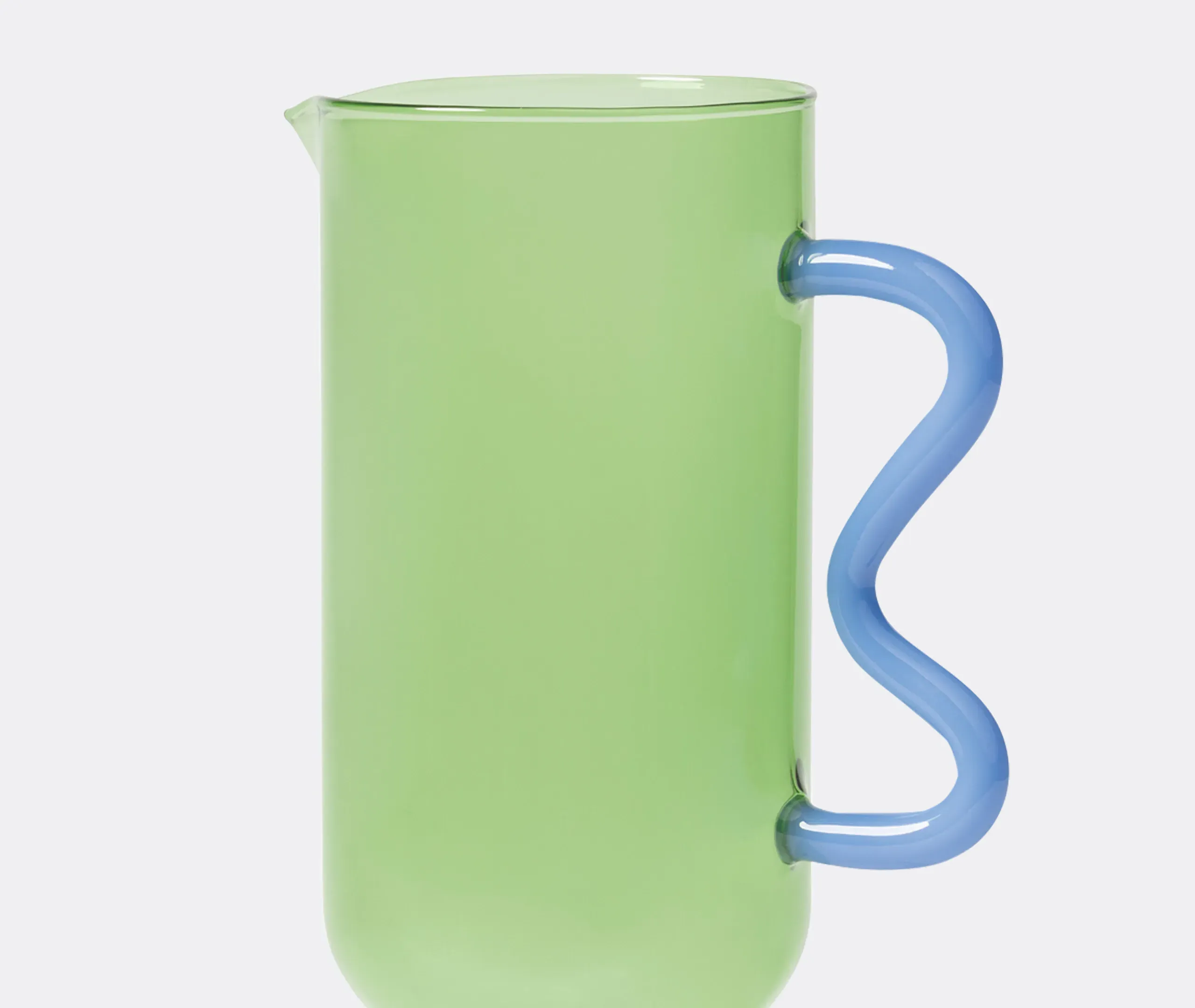 Tulip Carafe - Green, Glass