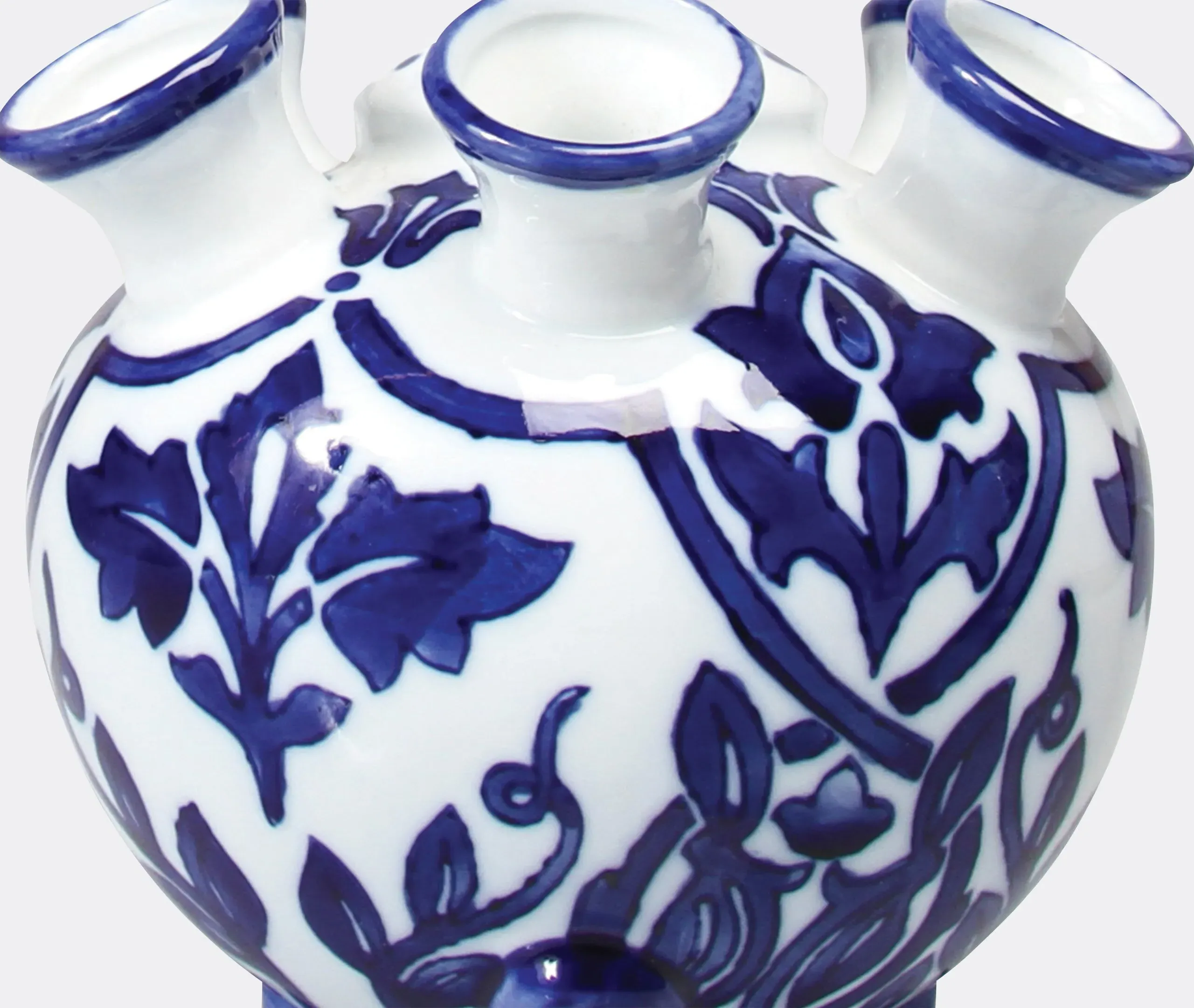 Tulip Multi-Spouted Vase - Blue