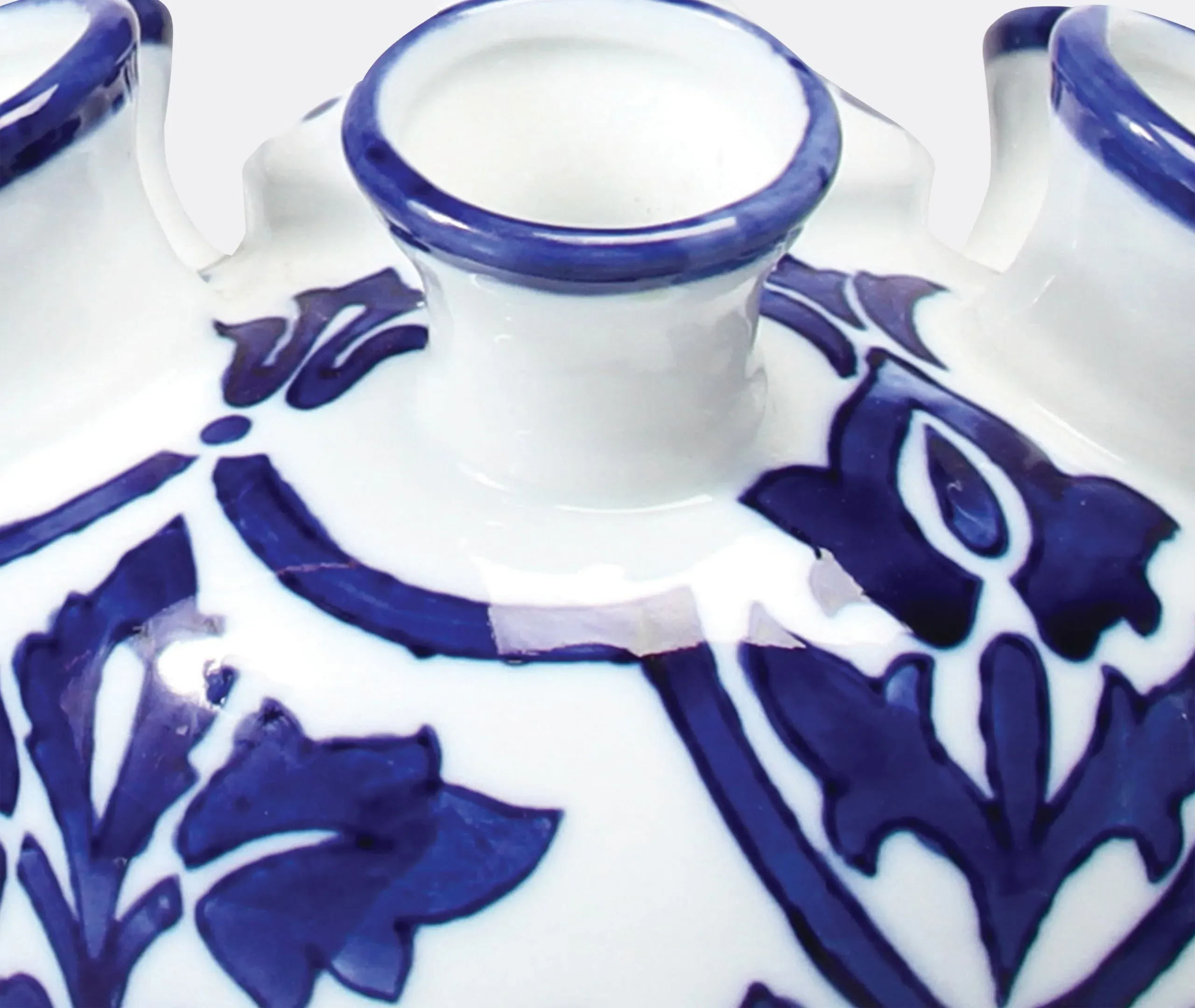Tulip Multi-Spouted Vase - Blue