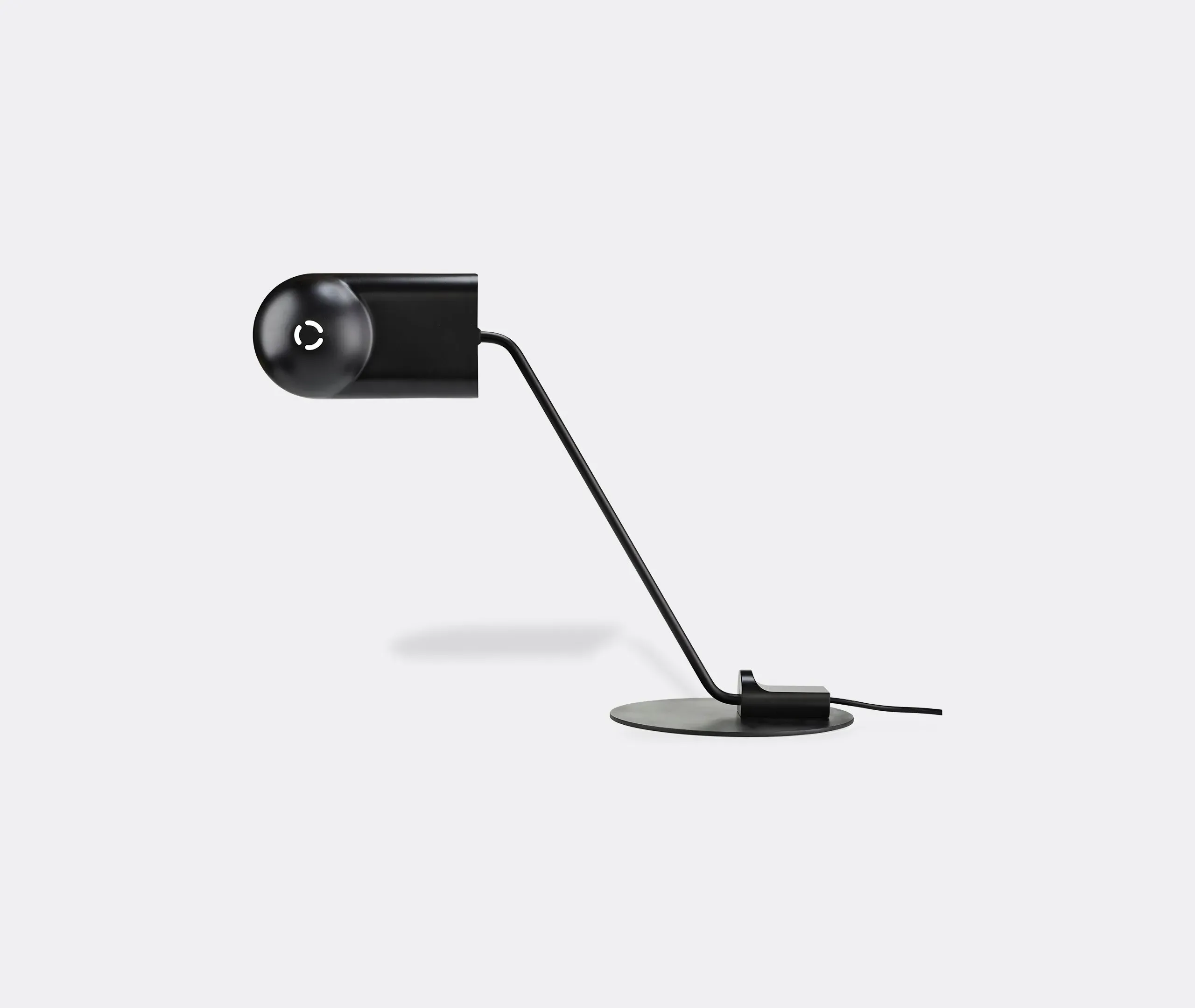 Domo Table Lamp UK Plug - Black, Lacquered