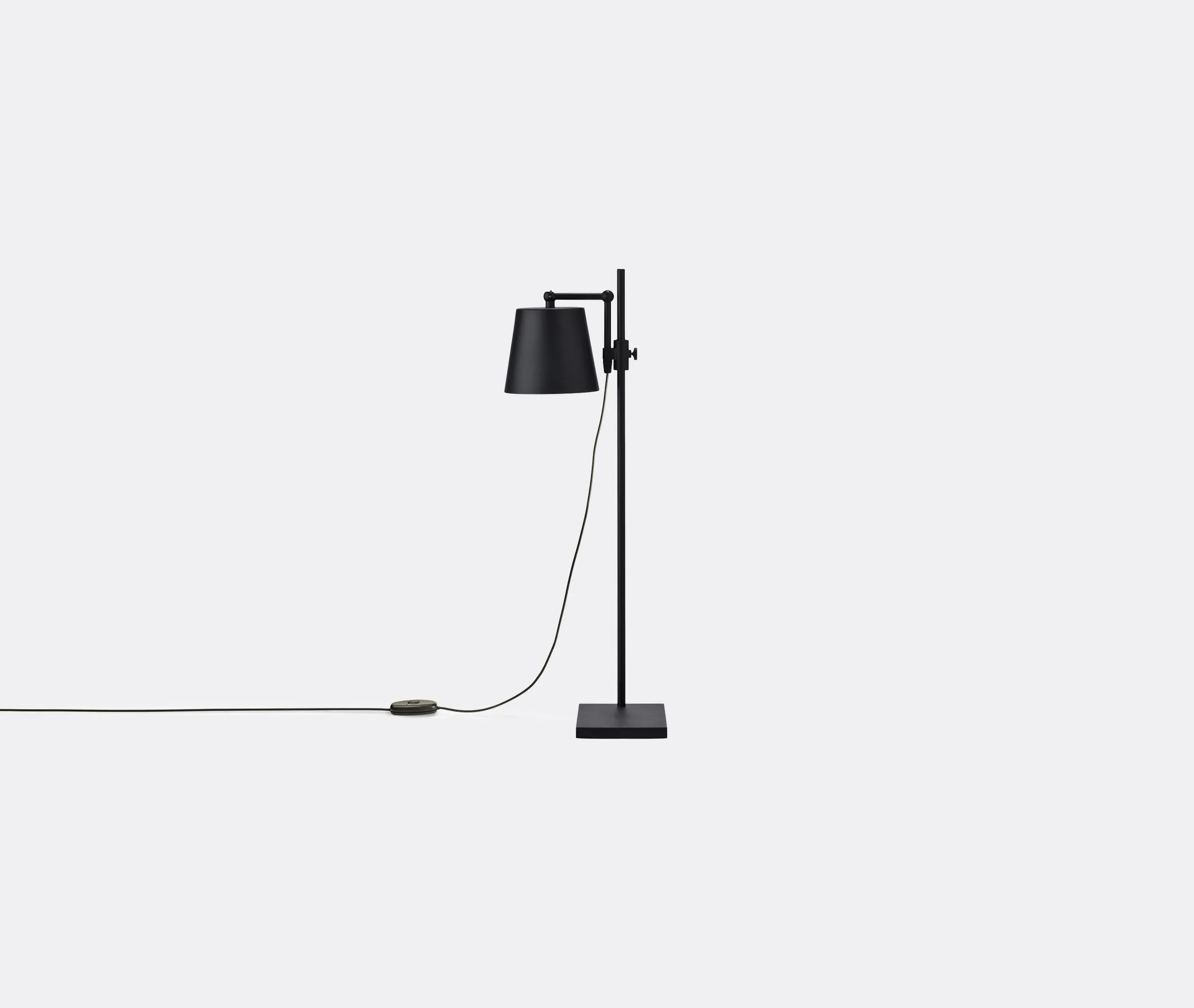 Lab-Style Table Lamp - Black, Steel image