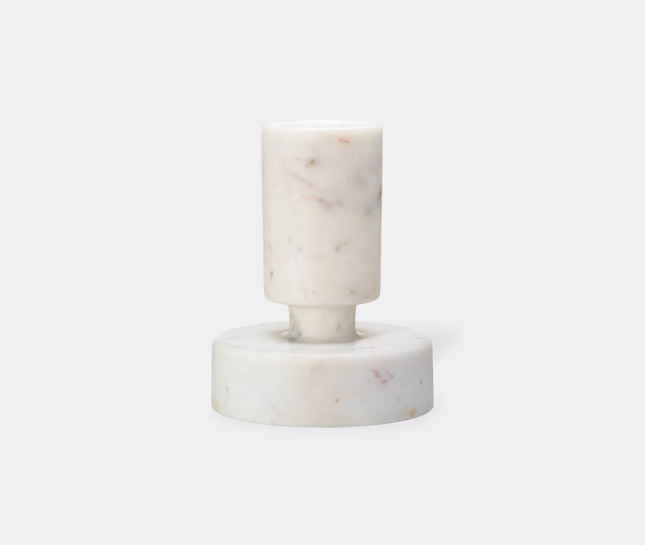 Large Decorative Vase - White, Marble image
