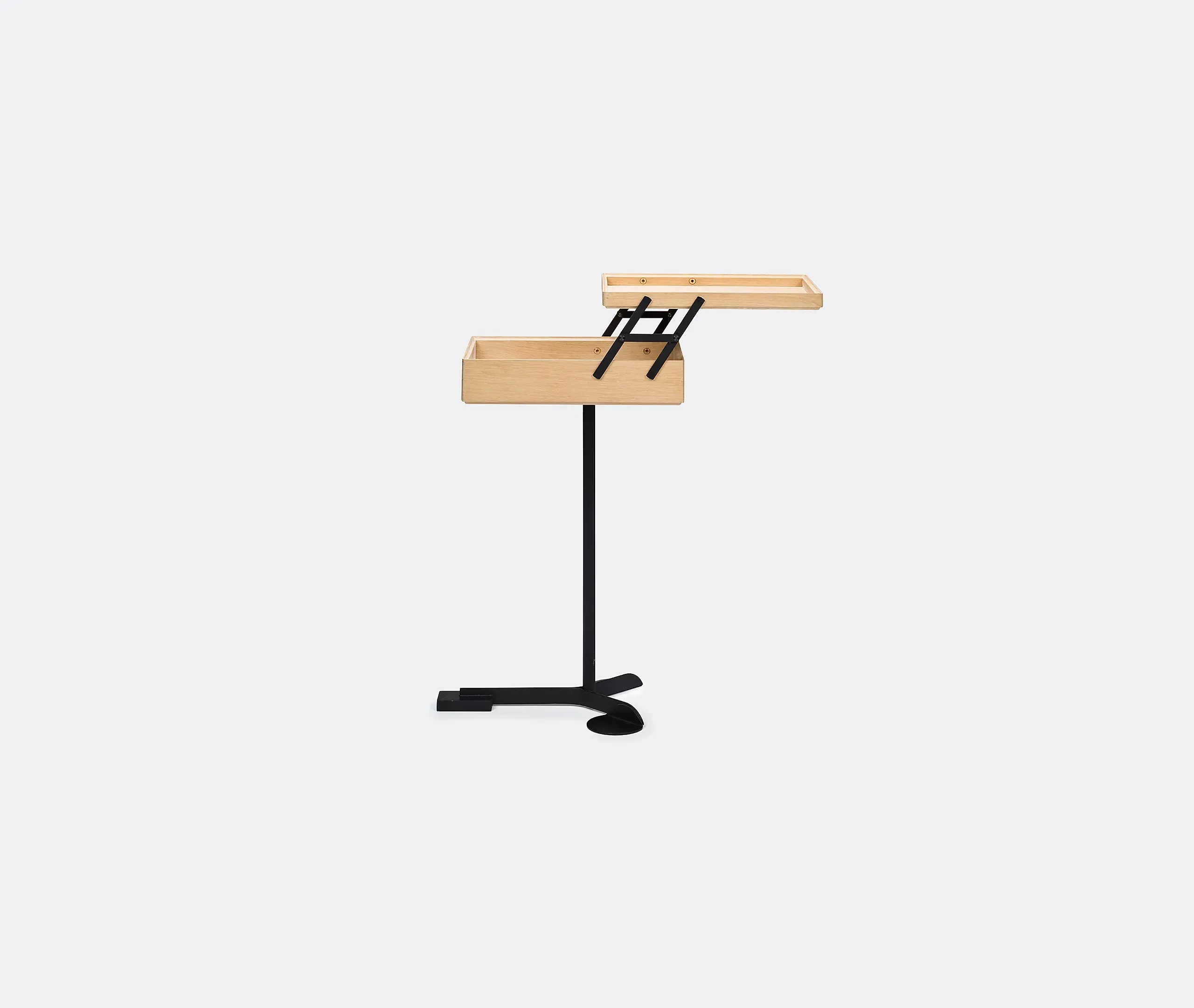 Multipurpose Cabinet with Adjustable Top - Oak