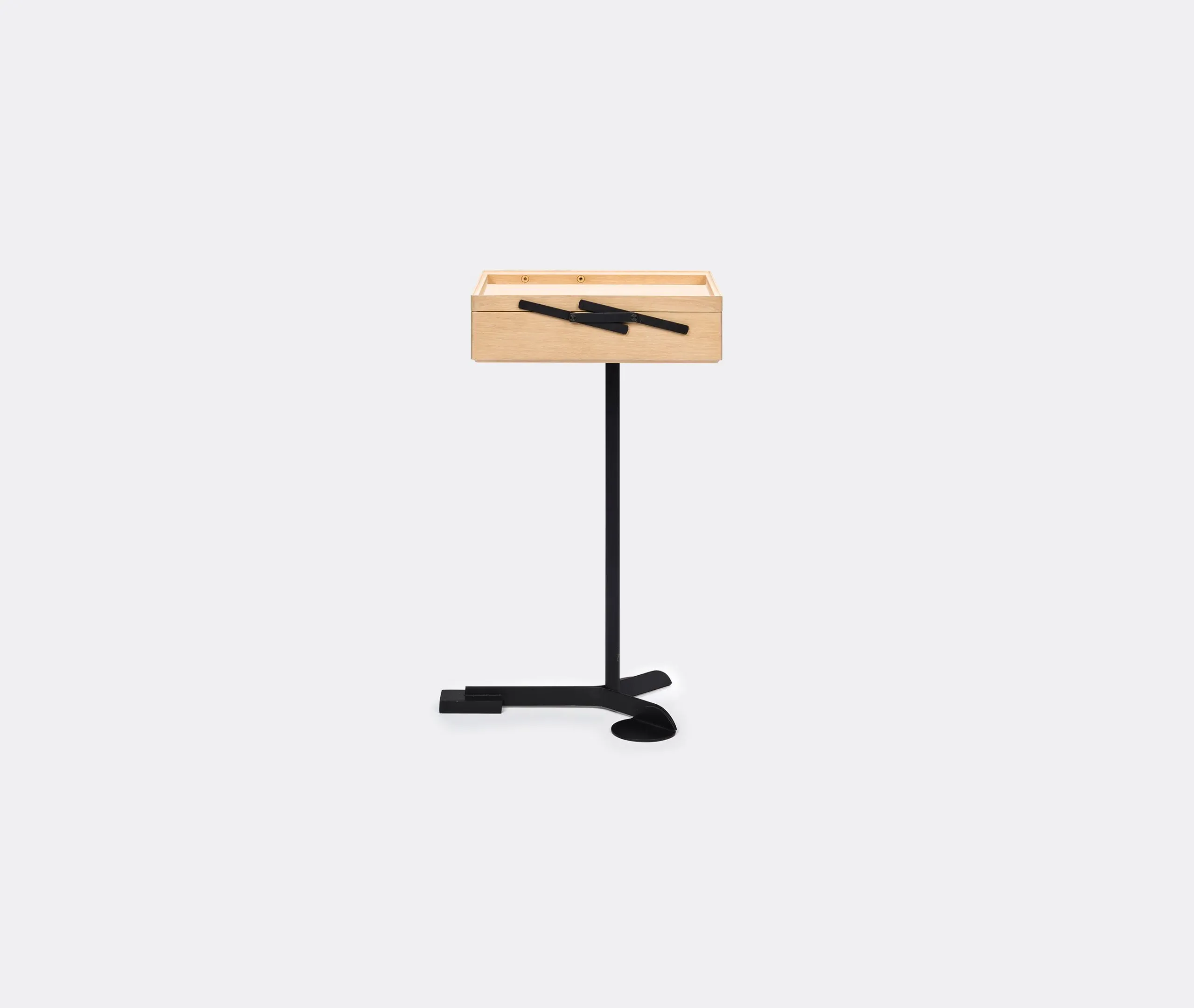 Multipurpose Cabinet with Adjustable Top - Oak
