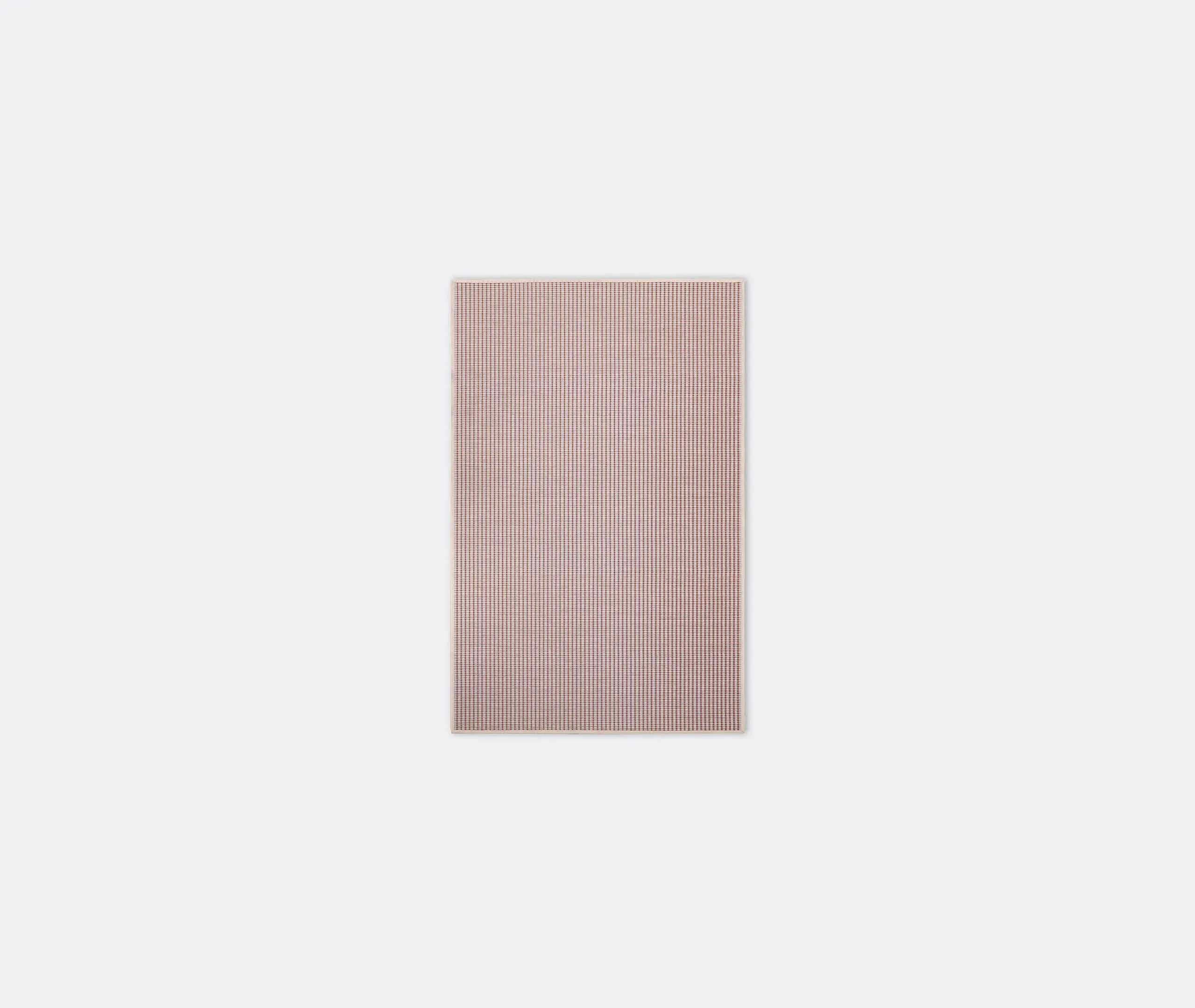 Small Rectangular Rug - Light Grey, Paper Yarn