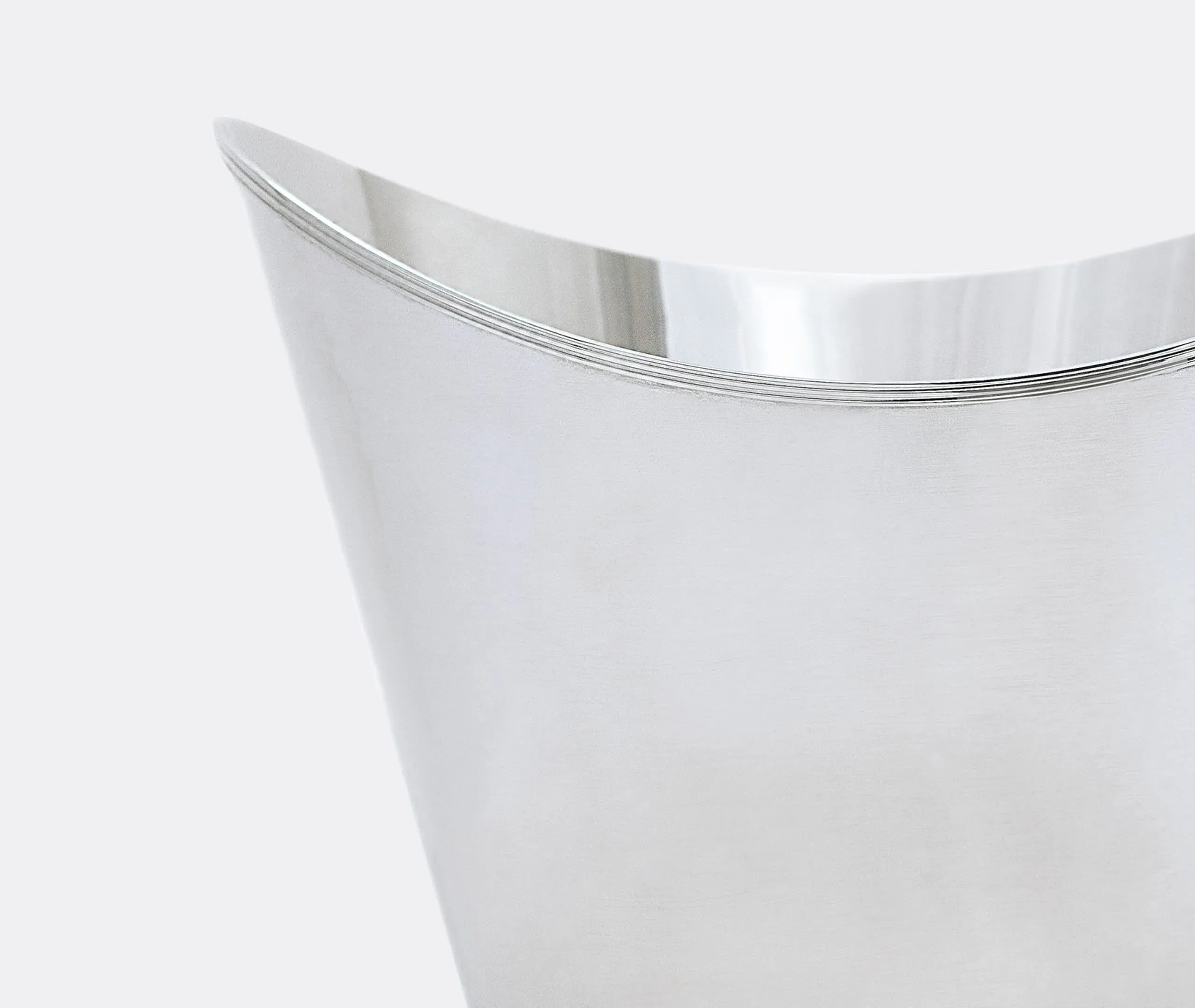 Bottle Cooler with Ice Base - Silver, Steel