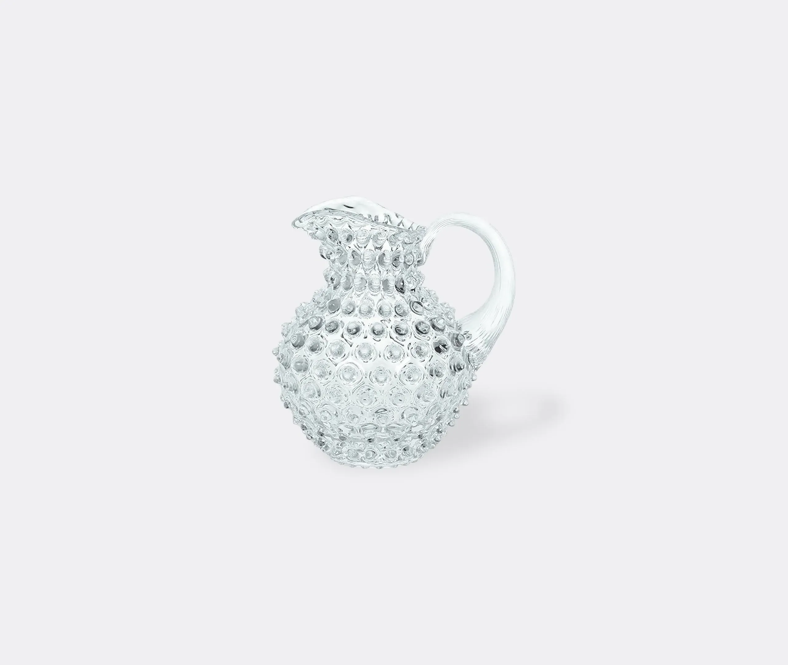 1L Small Hobnail Jug - Clear, Crystal Glass