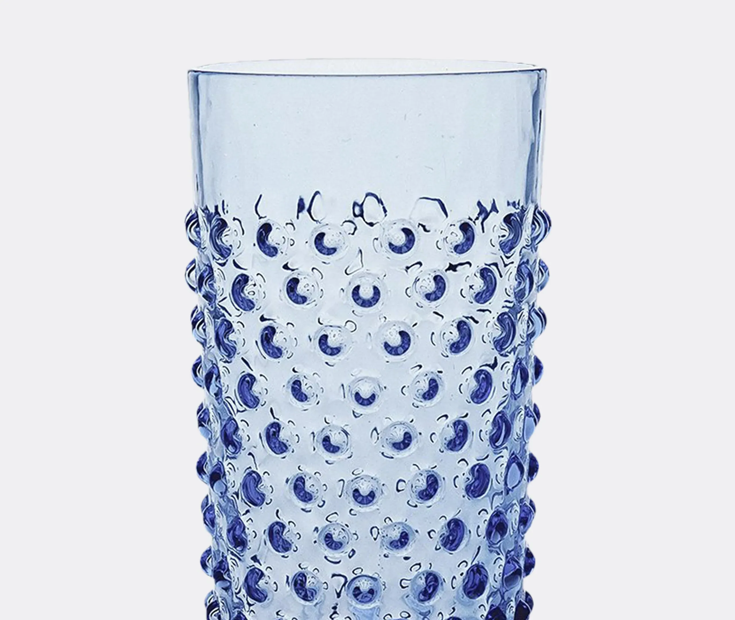6-Piece Tumbler Set Hobnail - Light Blue, Glass