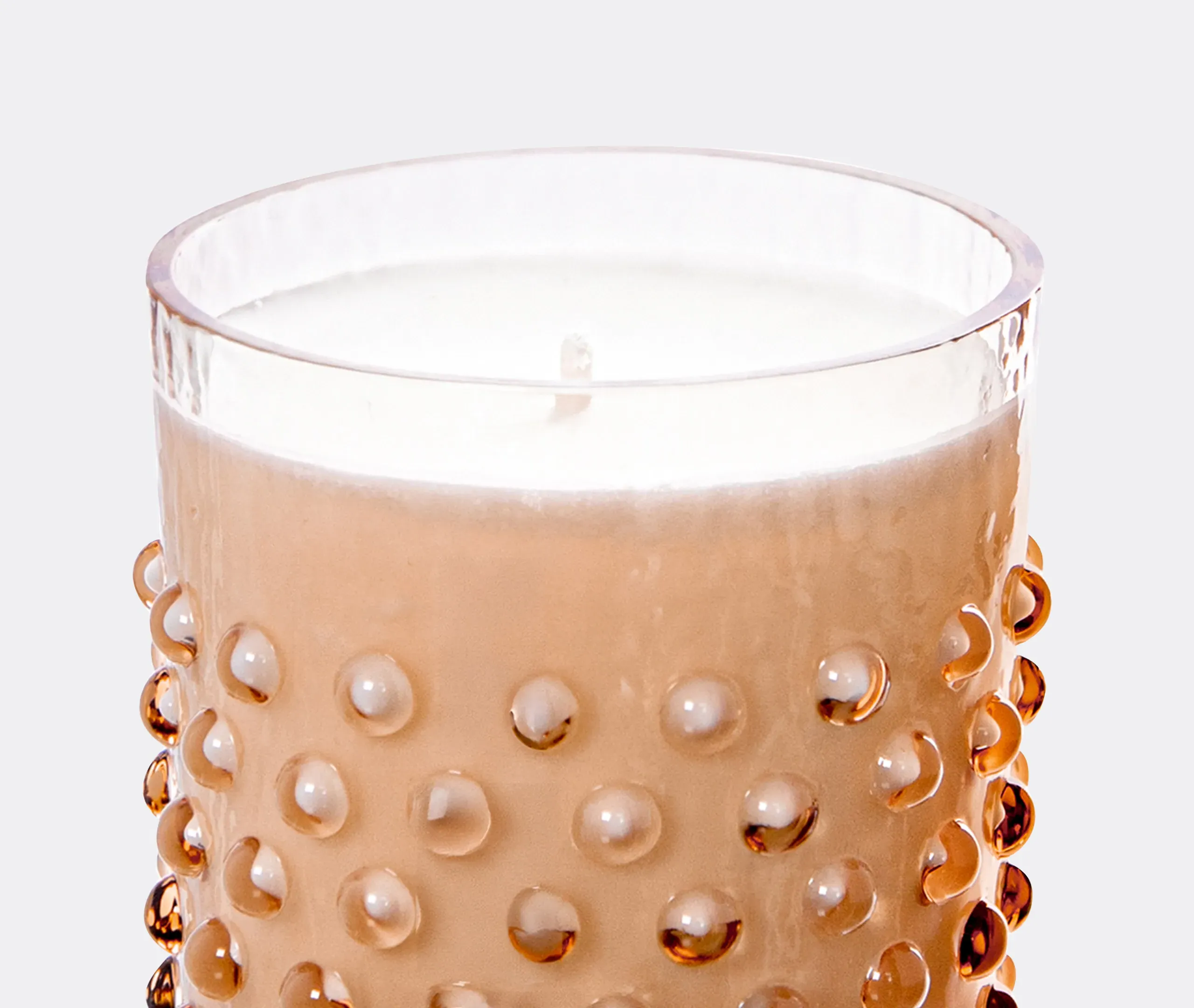 Hobnail Espresso Scented Candle - Bronze