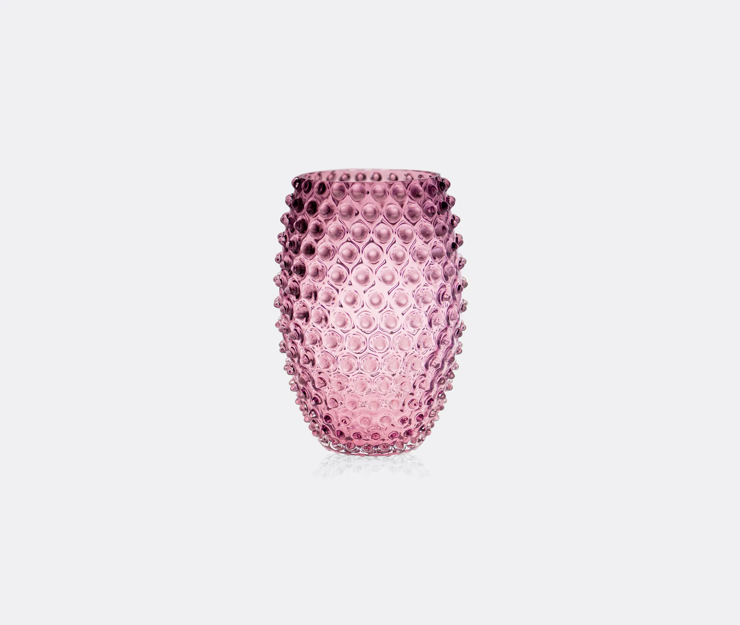 Hobnail Vase - Purple image