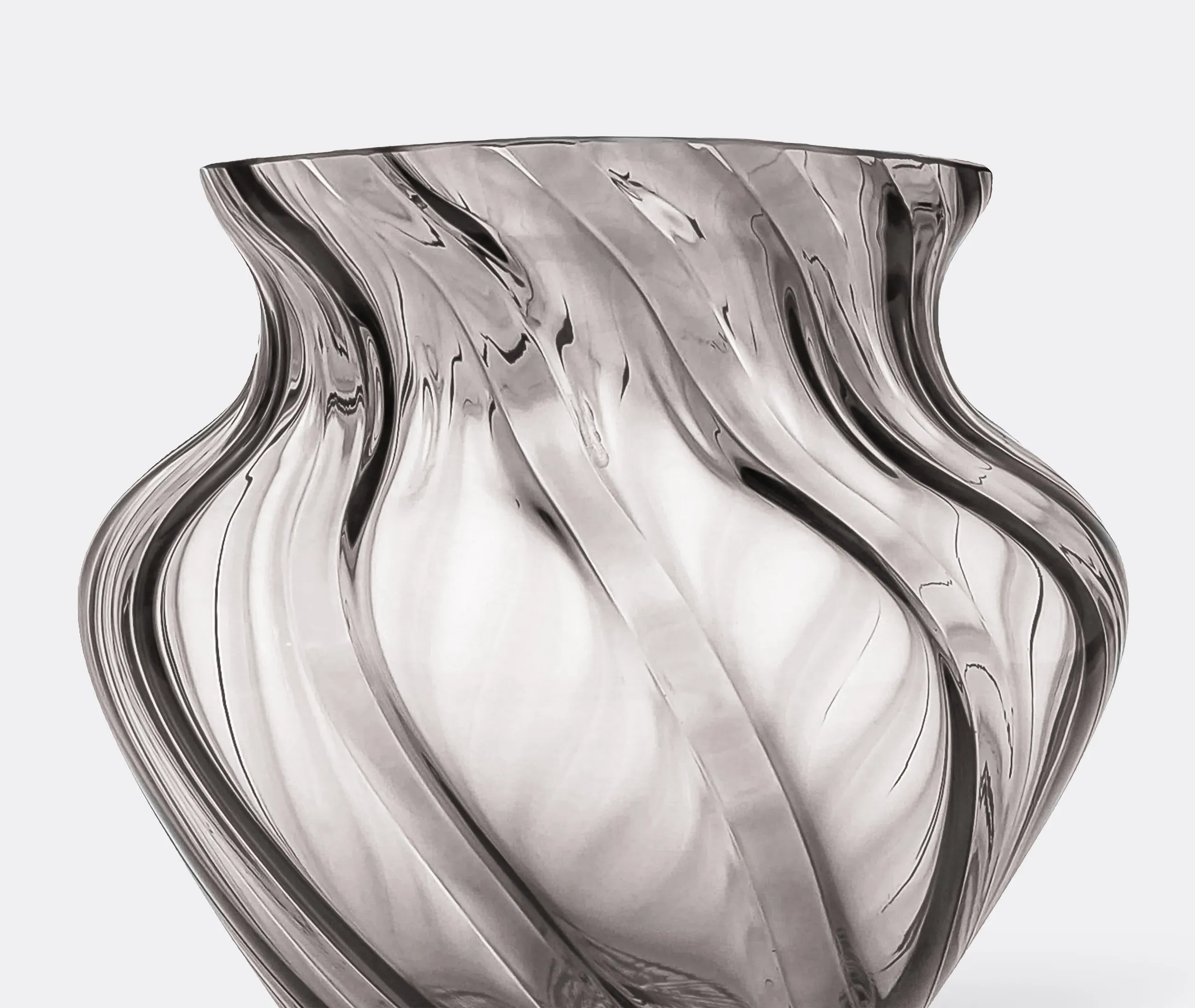 Marika Vase - Black Smoke