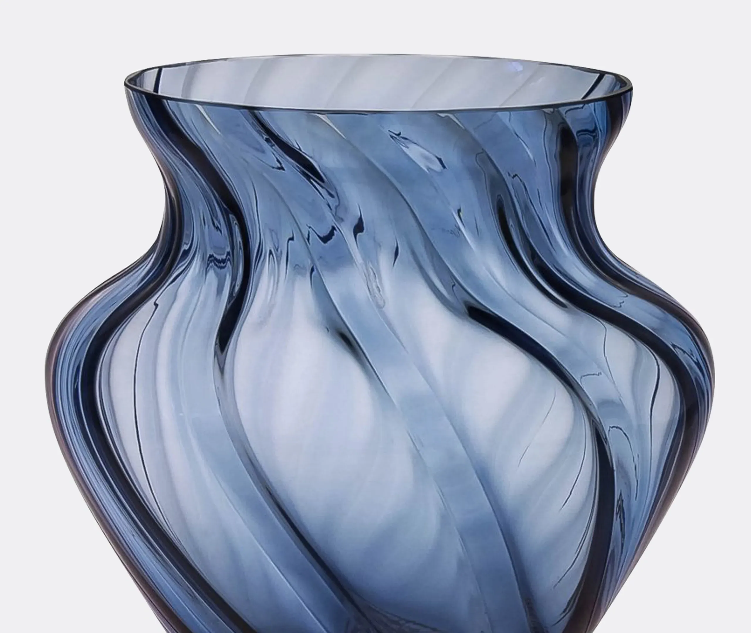 Marika Vase - Blue Smoke