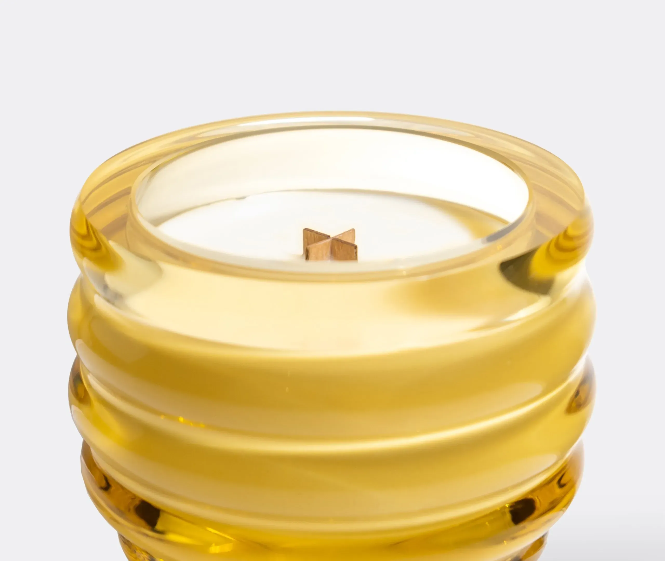 Scented Candle with Wooden Wick - Citrine