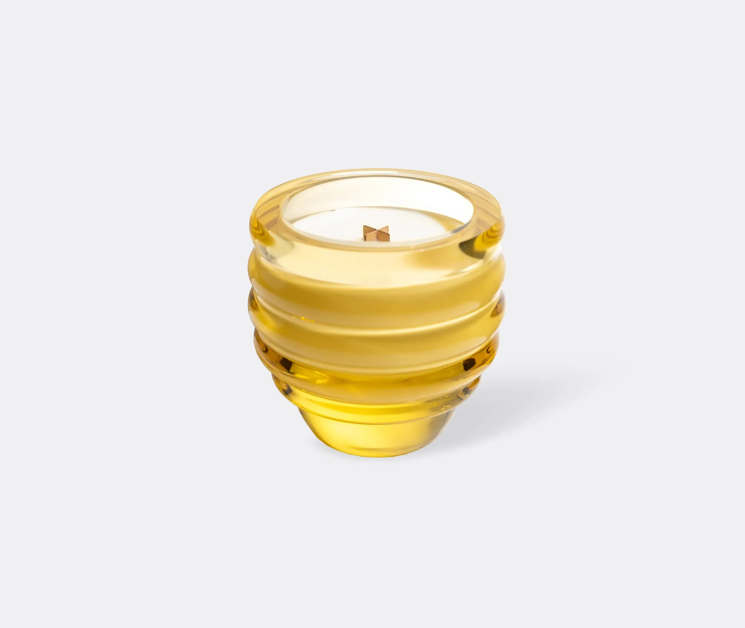 Scented Candle with Wooden Wick - Citrine