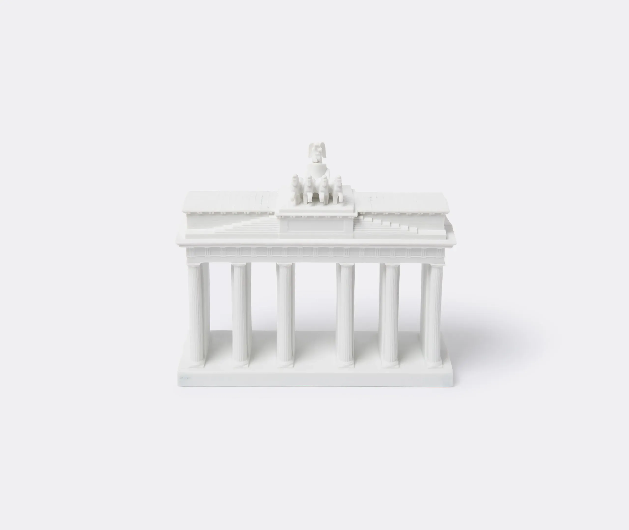 Brandenburg Gate Decorative Object - White, Porcelain product