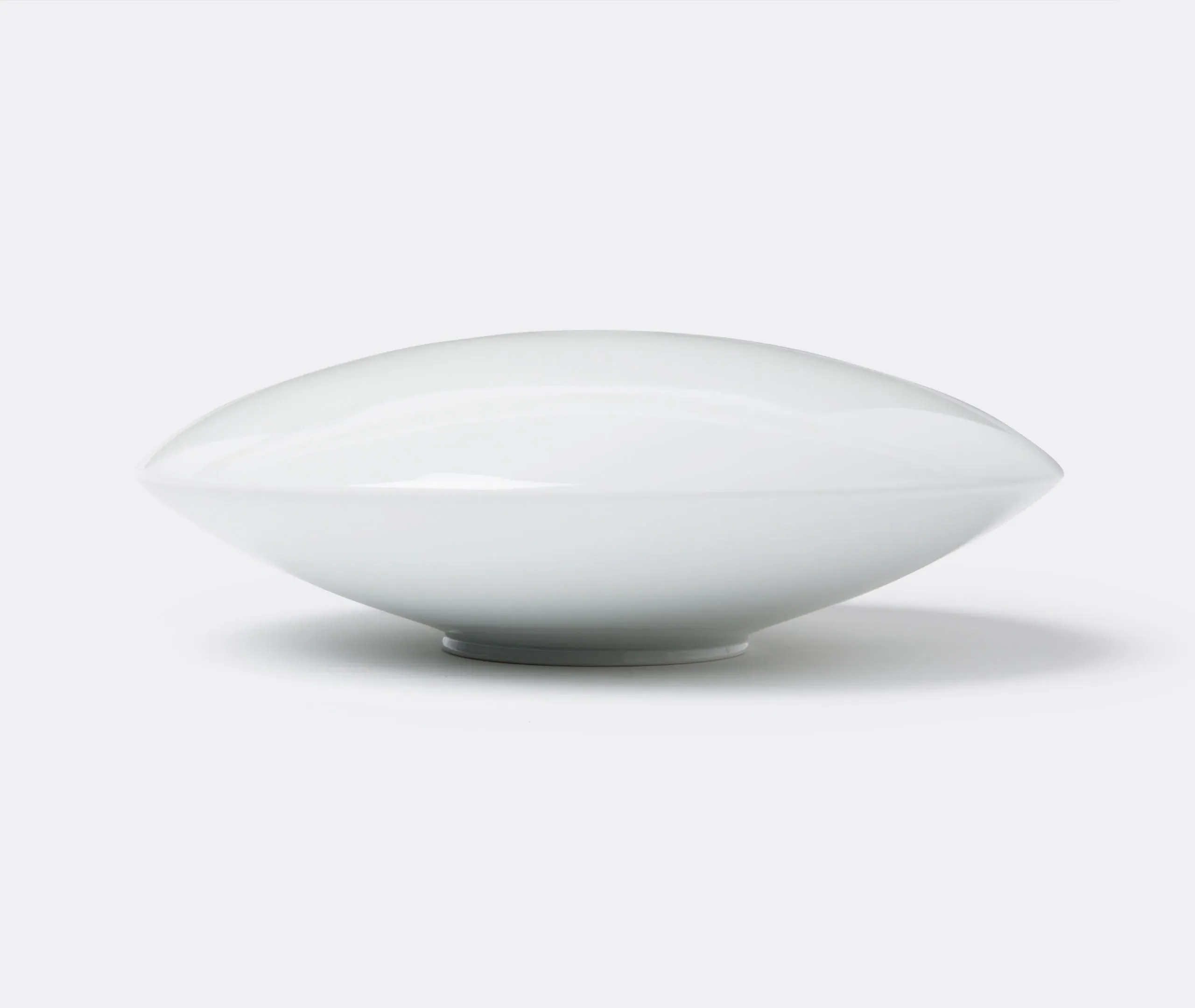Convex Vase - White, Porcelain