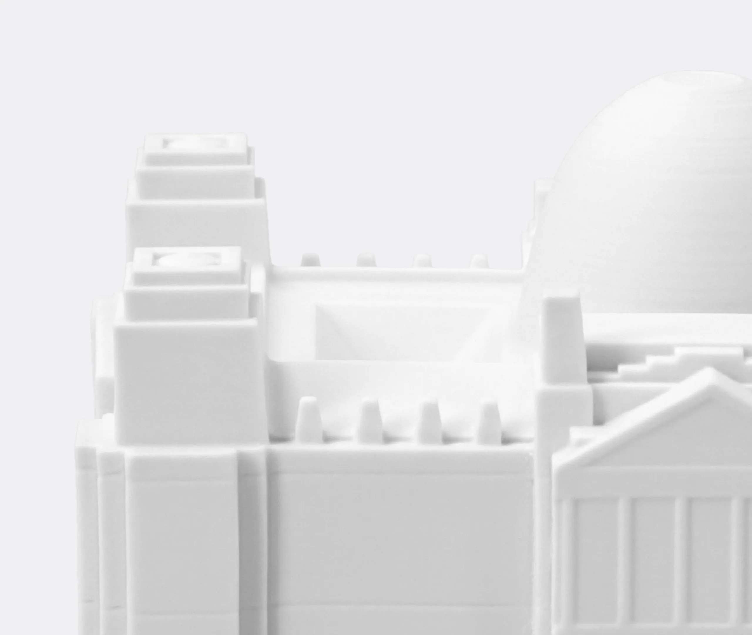 KPM Reichstag With Roof Decorative Object - White, Porcelain alternate view