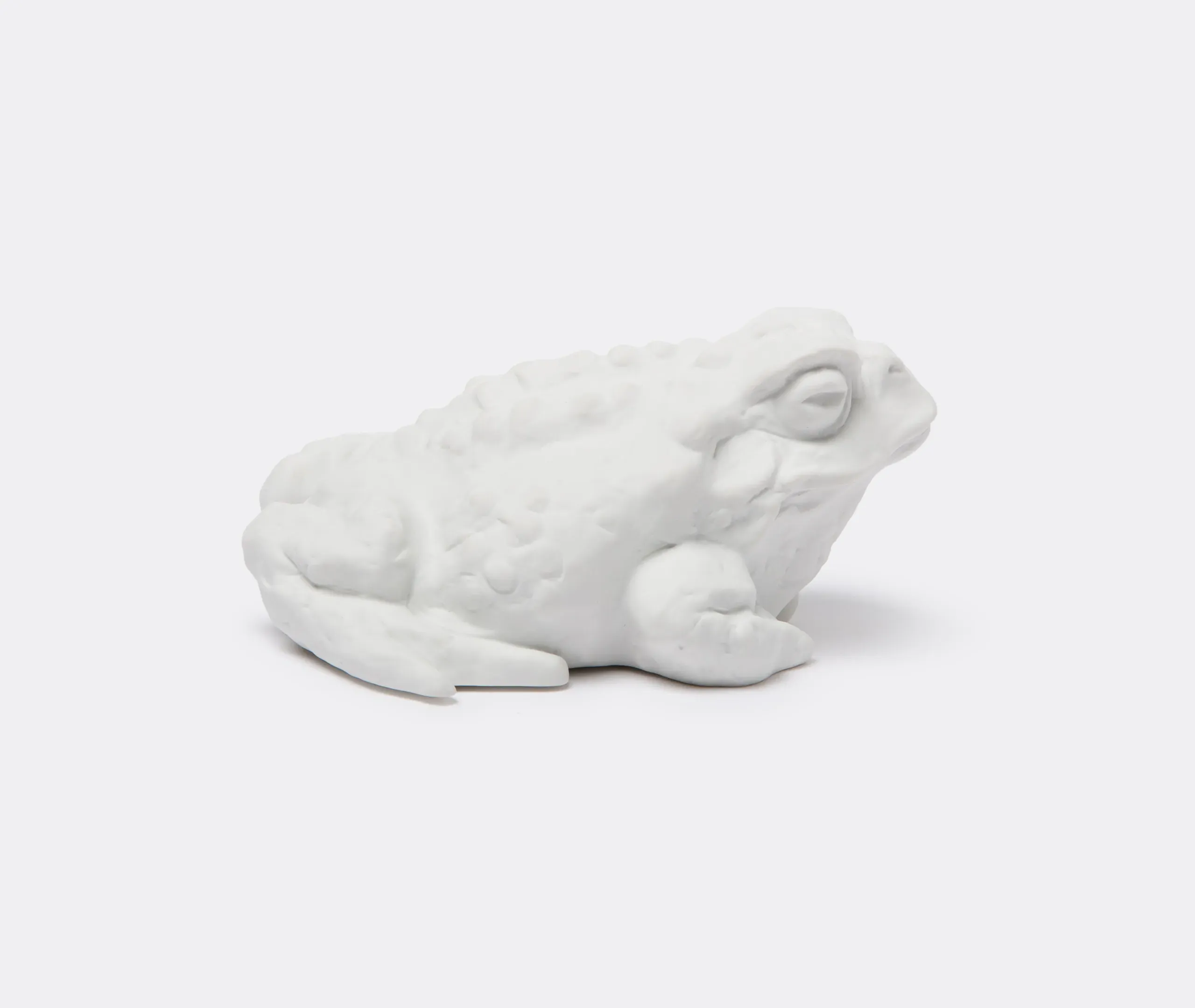 KPM Workshop Toad Decorative Figurine - White, Porcelain alternate view