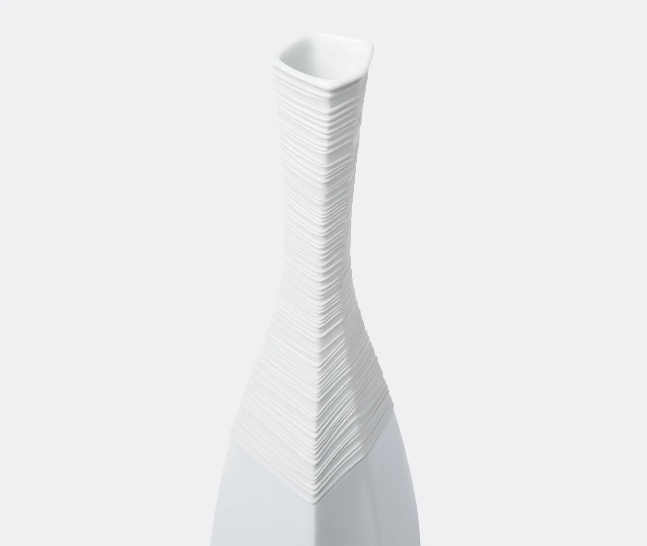 Mantille Vase - White, Porcelain