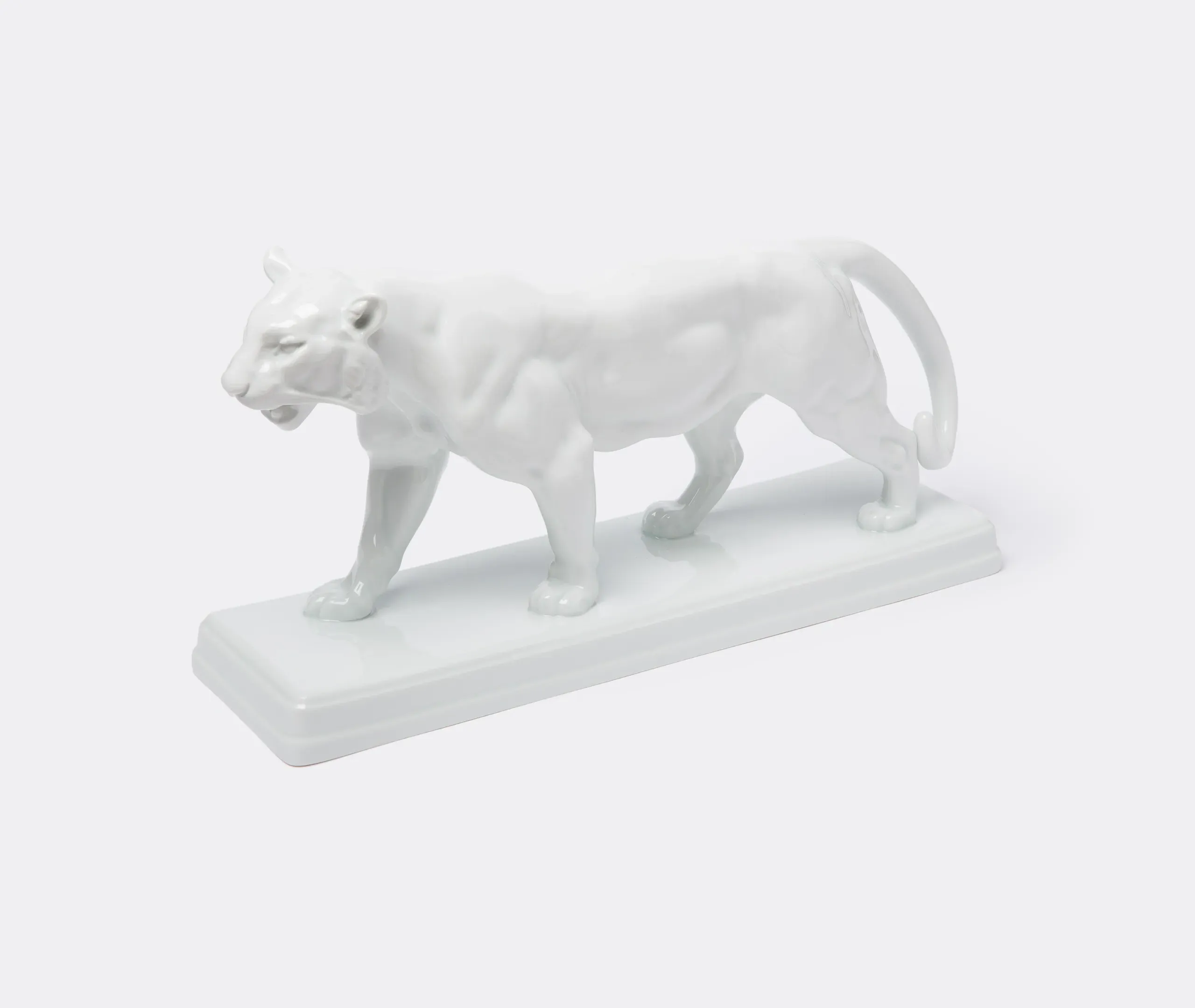 Tiger Figurine - White, Porcelain product