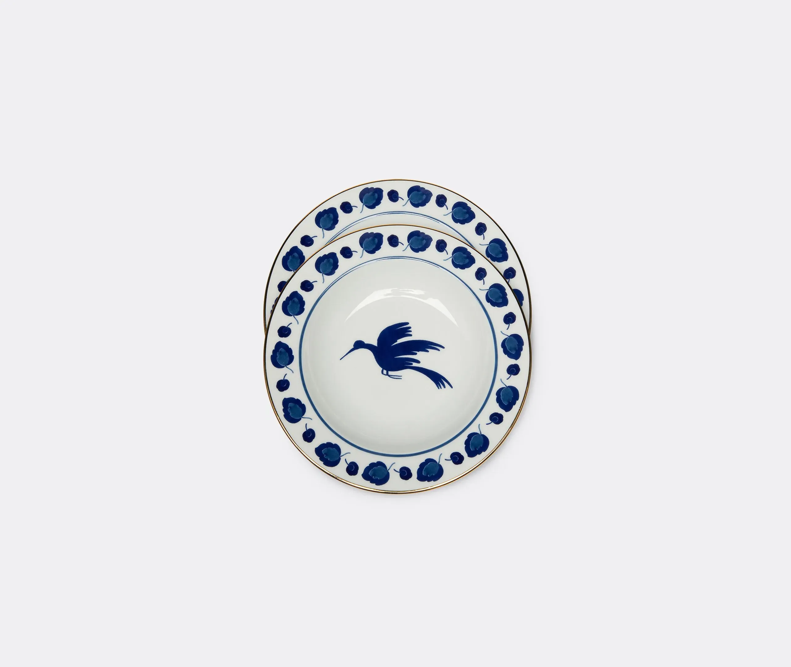 2-Piece Soup Plate Set - Blue, Porcelain image