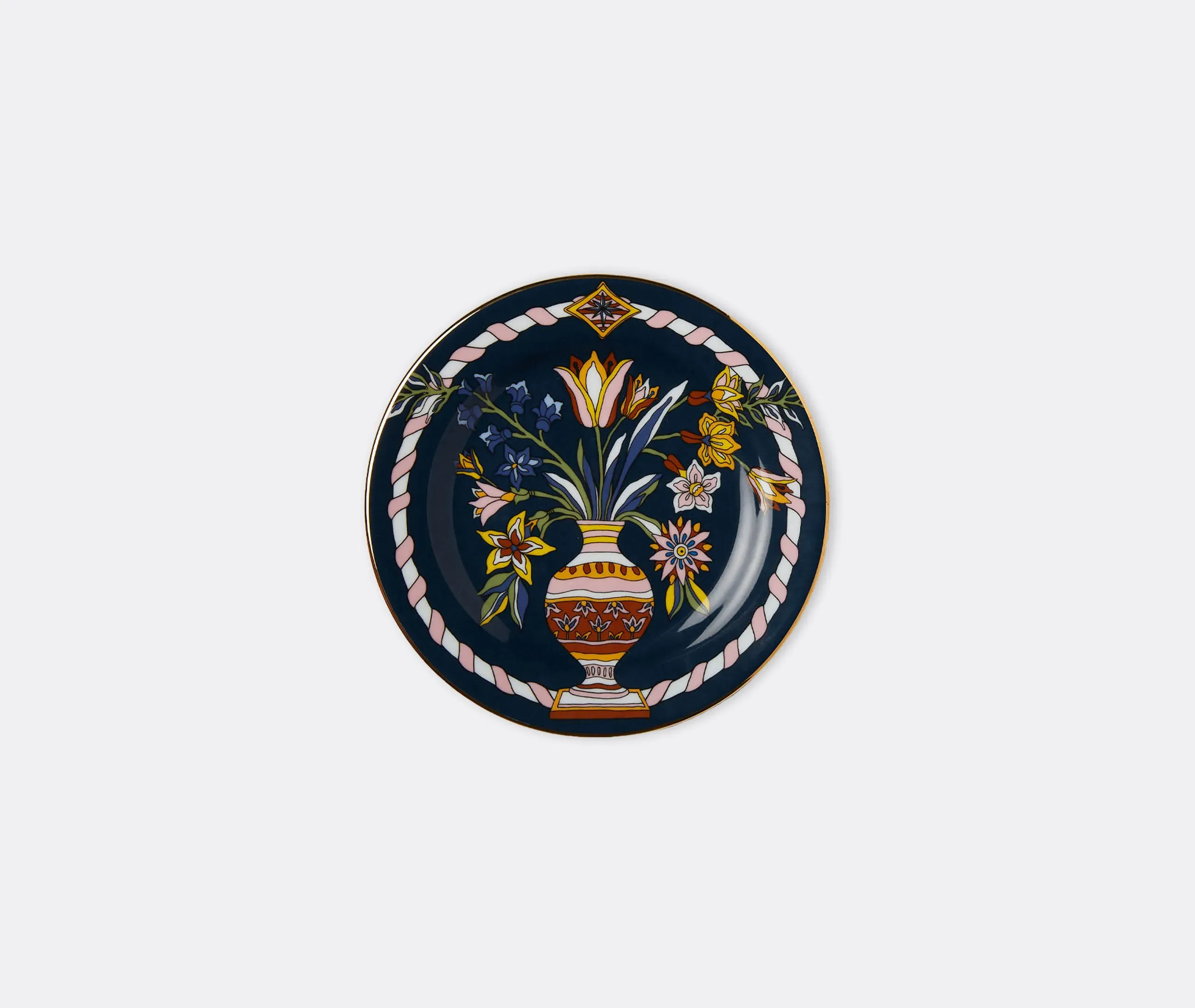 Ancap 'Pietre Dure' Dessert Plate Set of Two - Multicolour, Porcelain alternate view