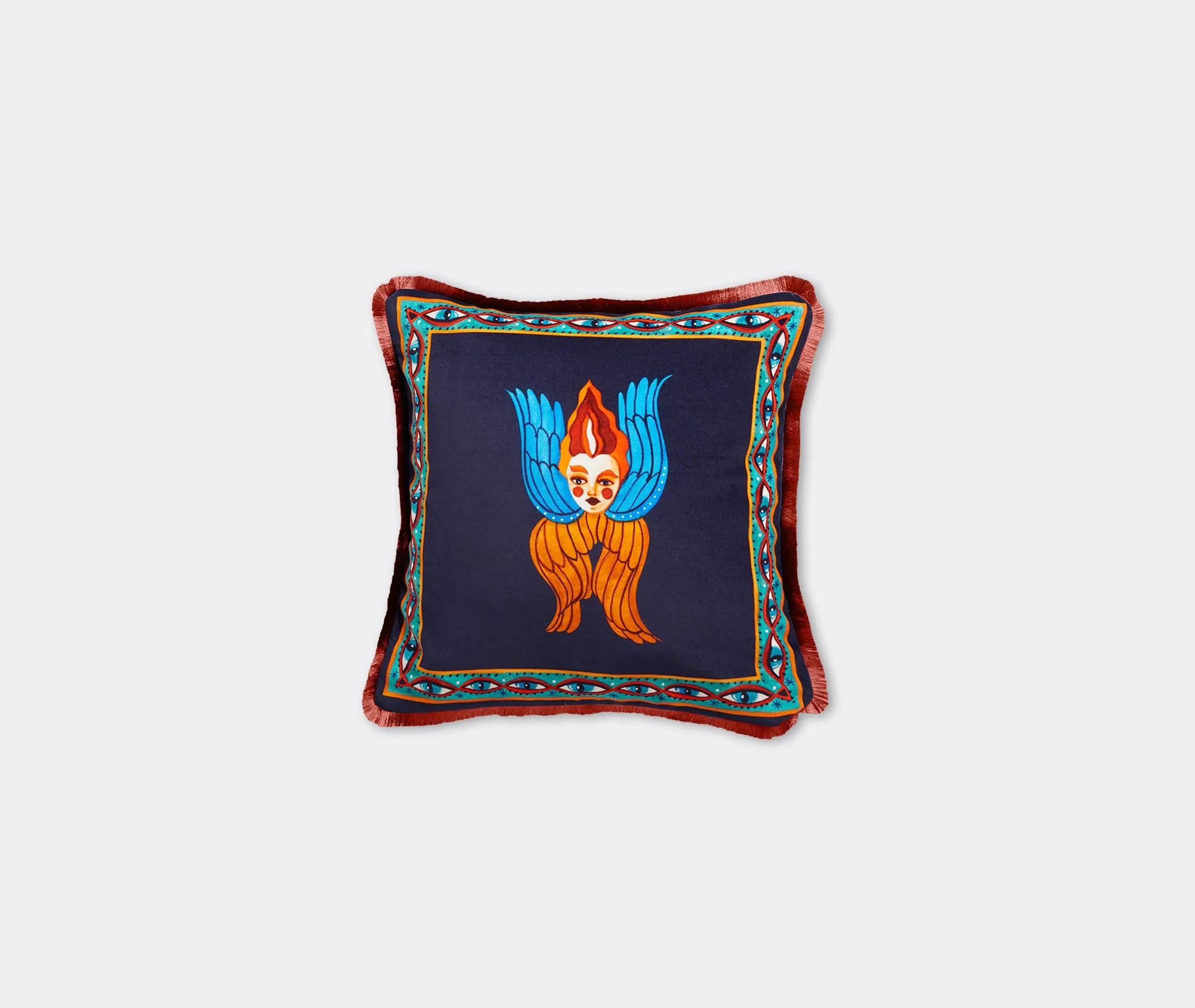 Angel Velvet Cushion - Multicolour product