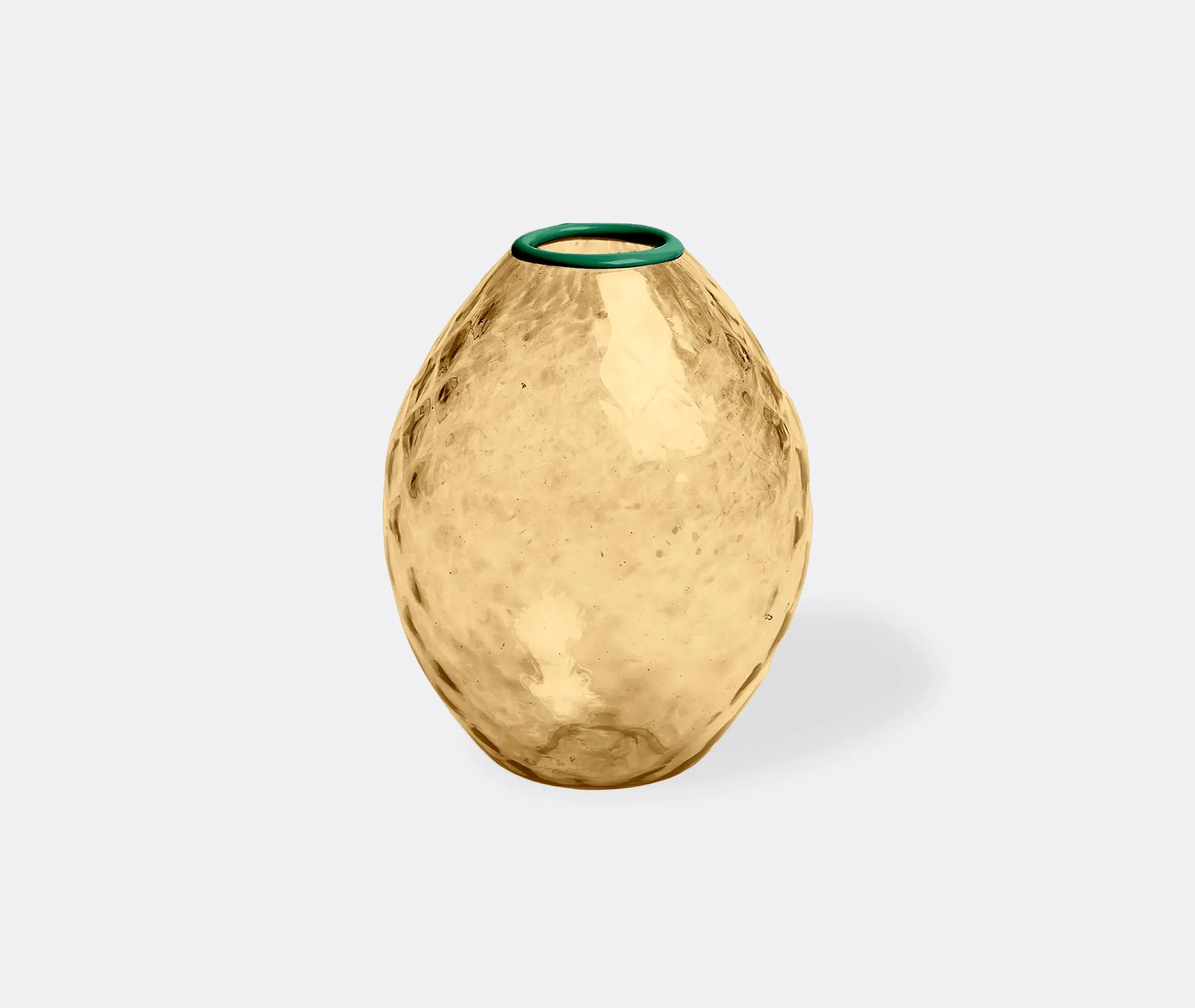 Big Egg Vase - Gold, Glass