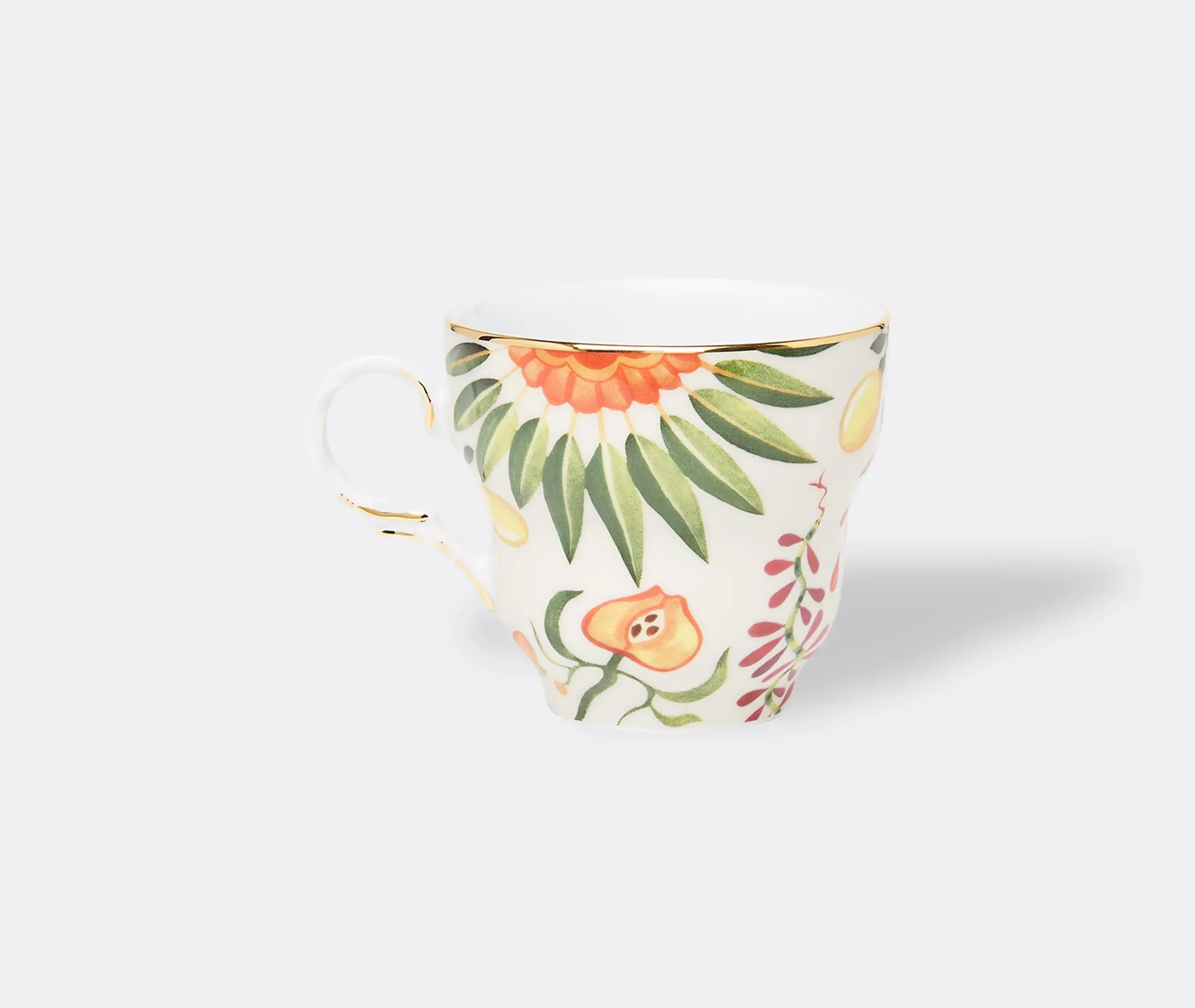Big Mama Cup and Saucer Set - Multicolor, Porcelain