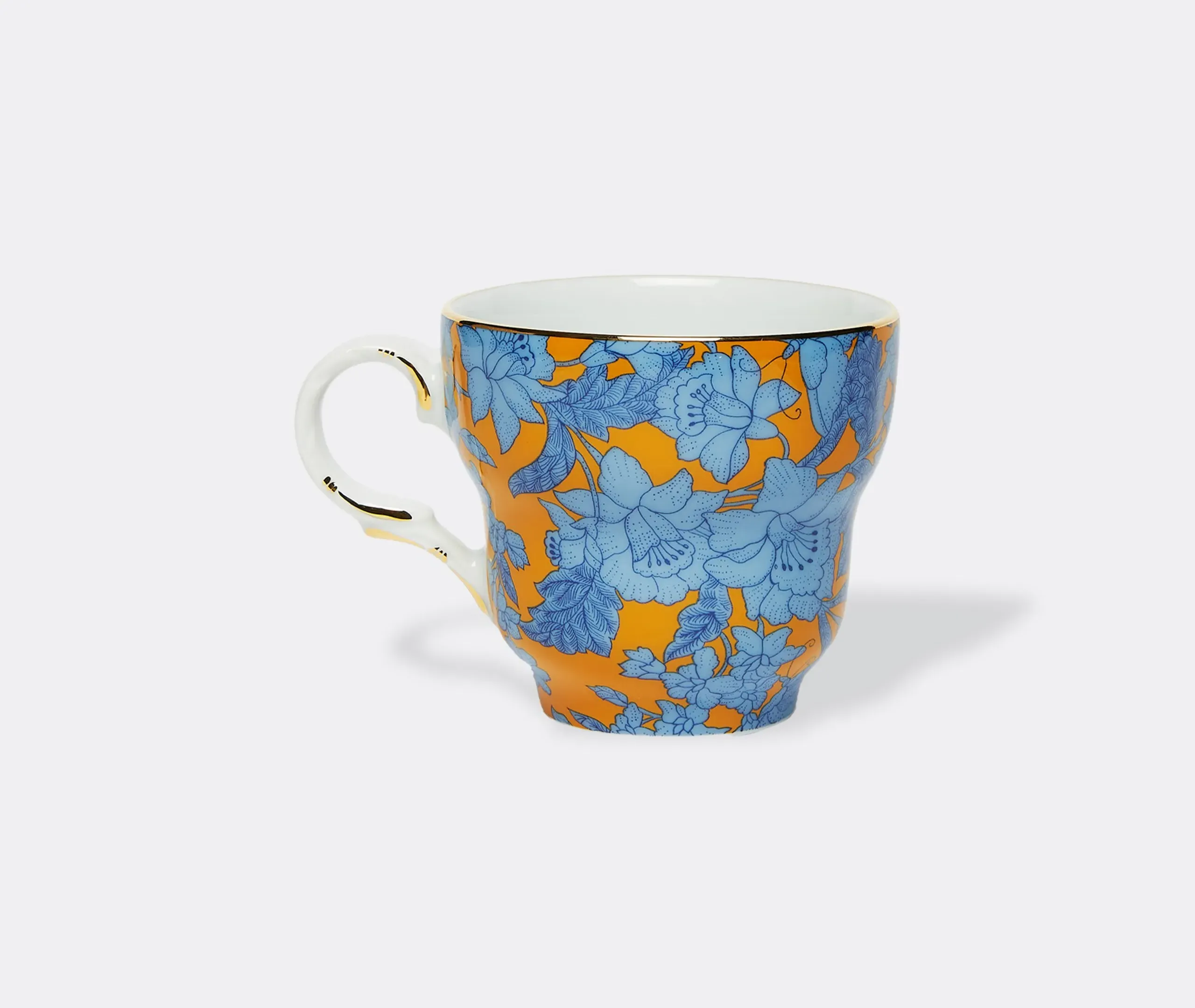 Big Mama Cup and Saucer Set - Yellow, Porcelain