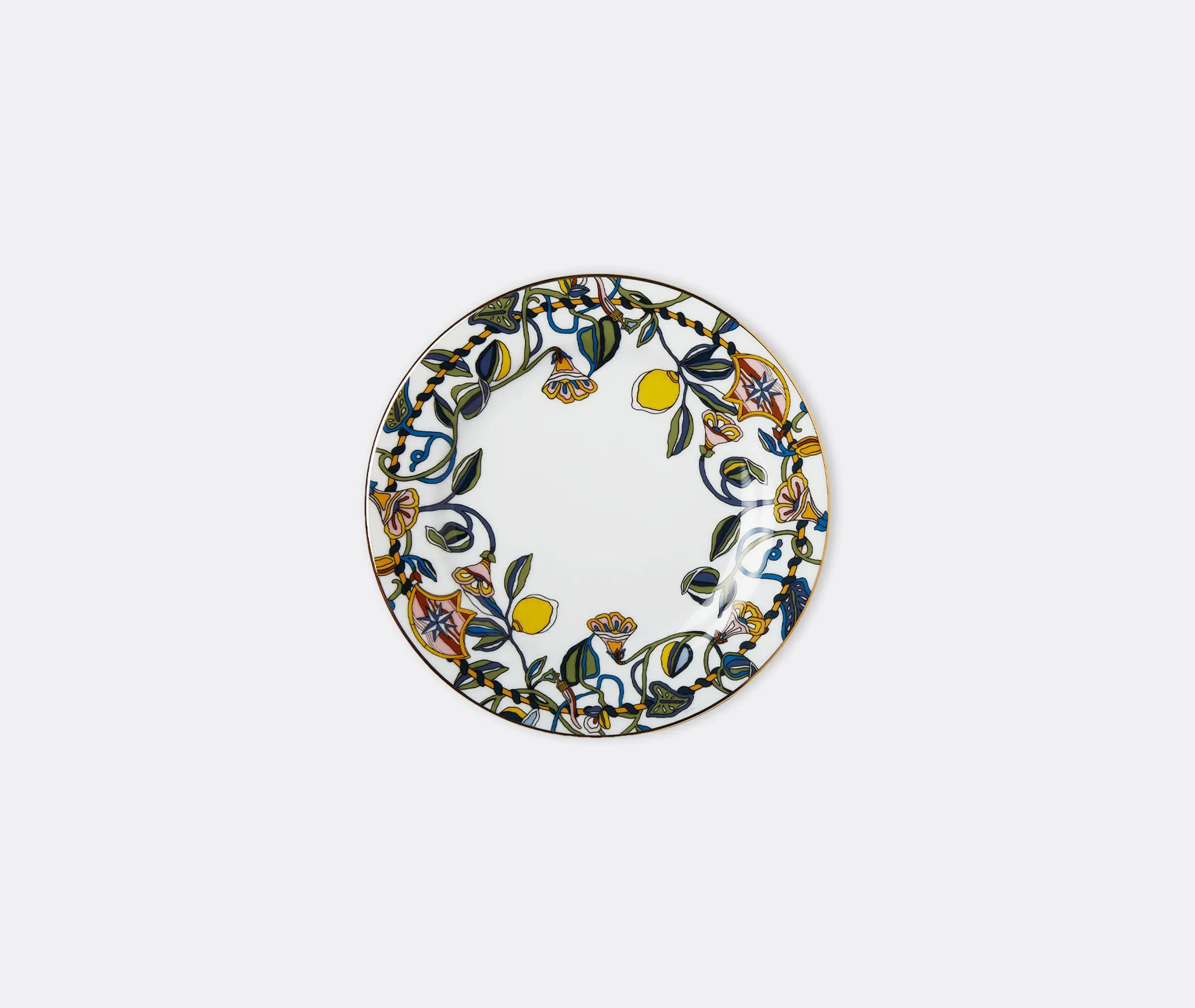 Borboni White Dessert Plate Set of Two - Multicolour, Porcelain alternate view