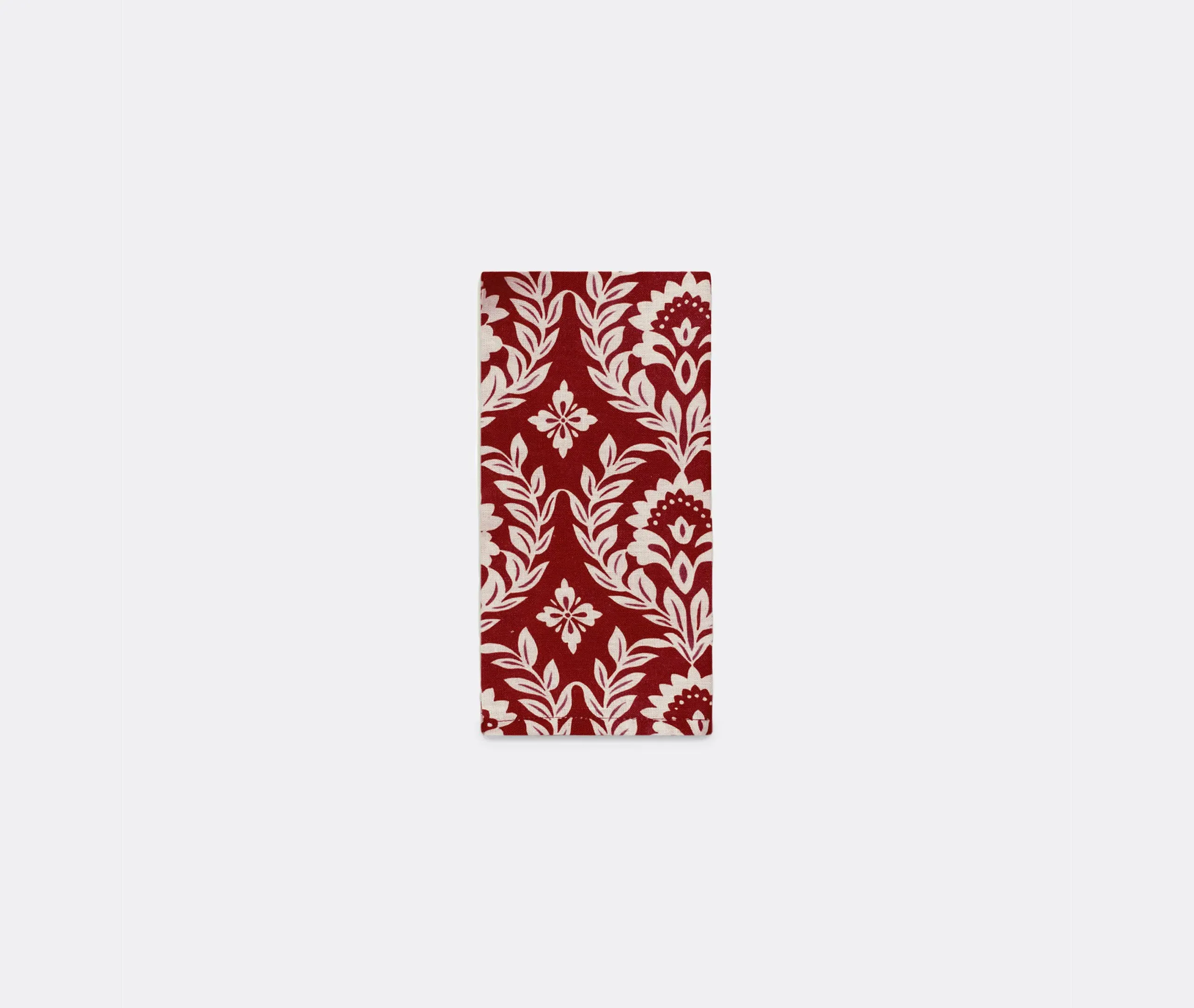 Bordeaux Garland Large Napkins Set of Two - Bordeaux, Linen