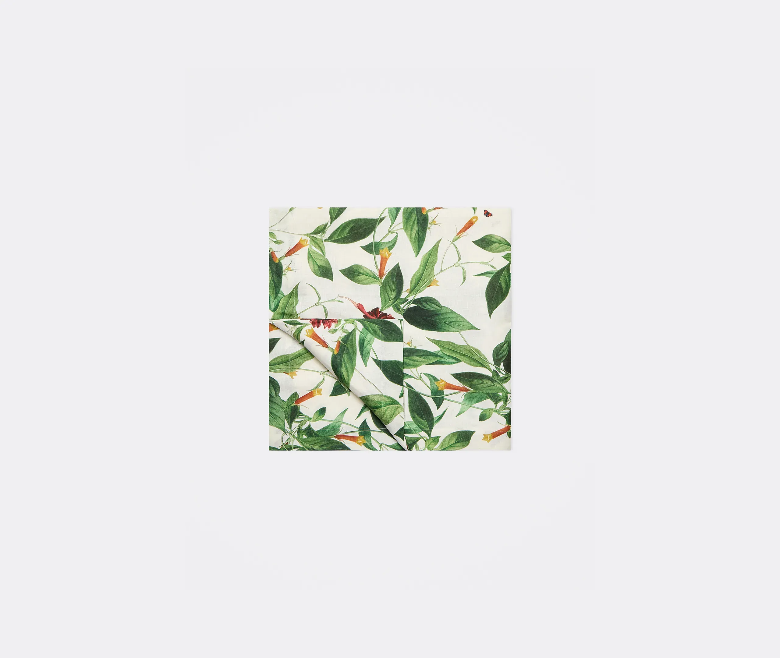 Bosco Blooms Medium Tablecloth - Multicolor, Italian Linen