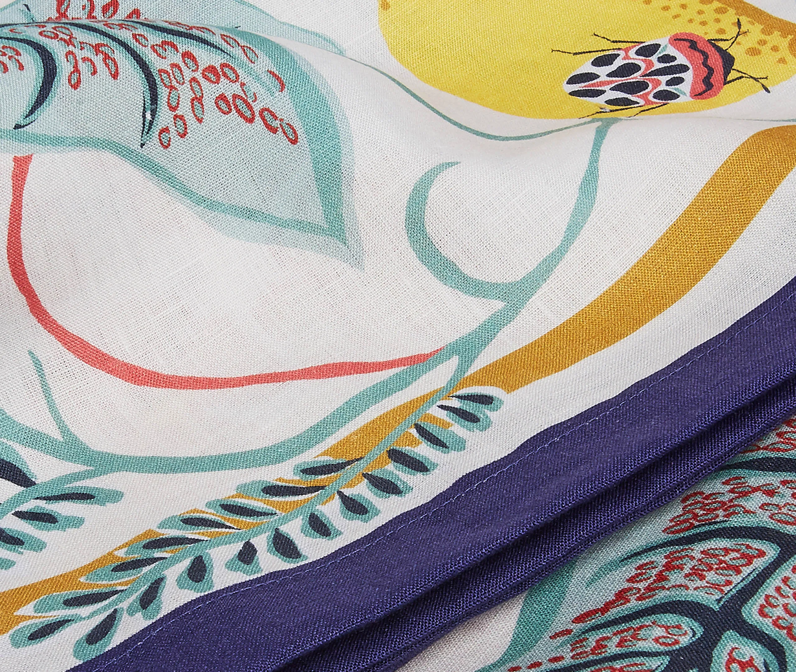 Botanical Medium Tablecloth - Multicolour, Linen alternate view