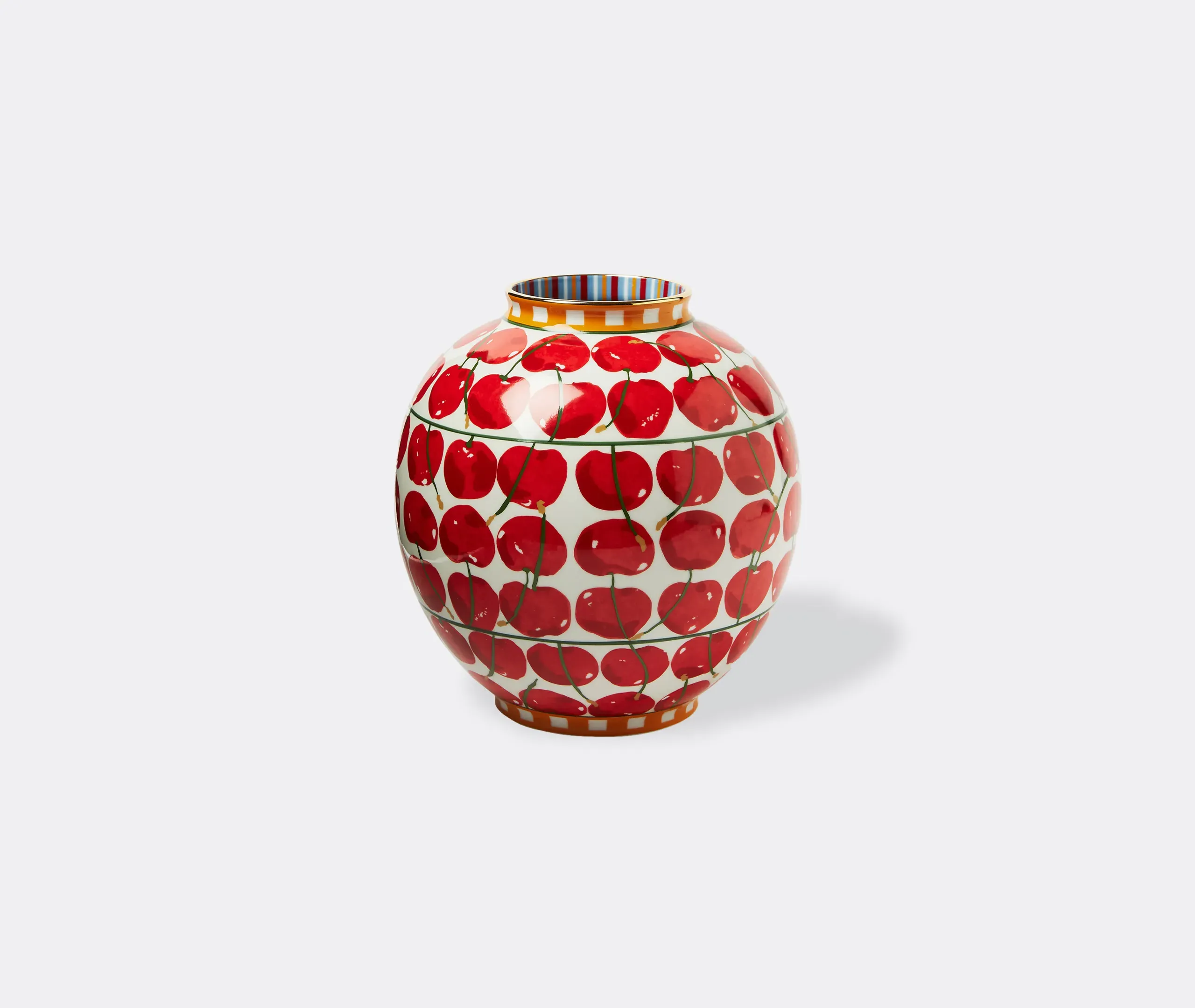 Cherries Avorio Bubble Vase - Ivory, Porcelain product