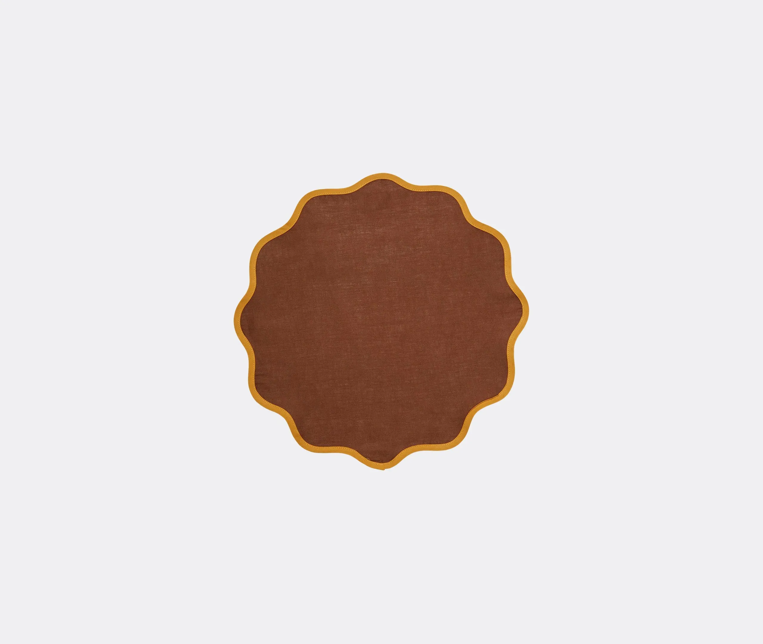 Cloud Tablemat Set of Two - Brown, Linen