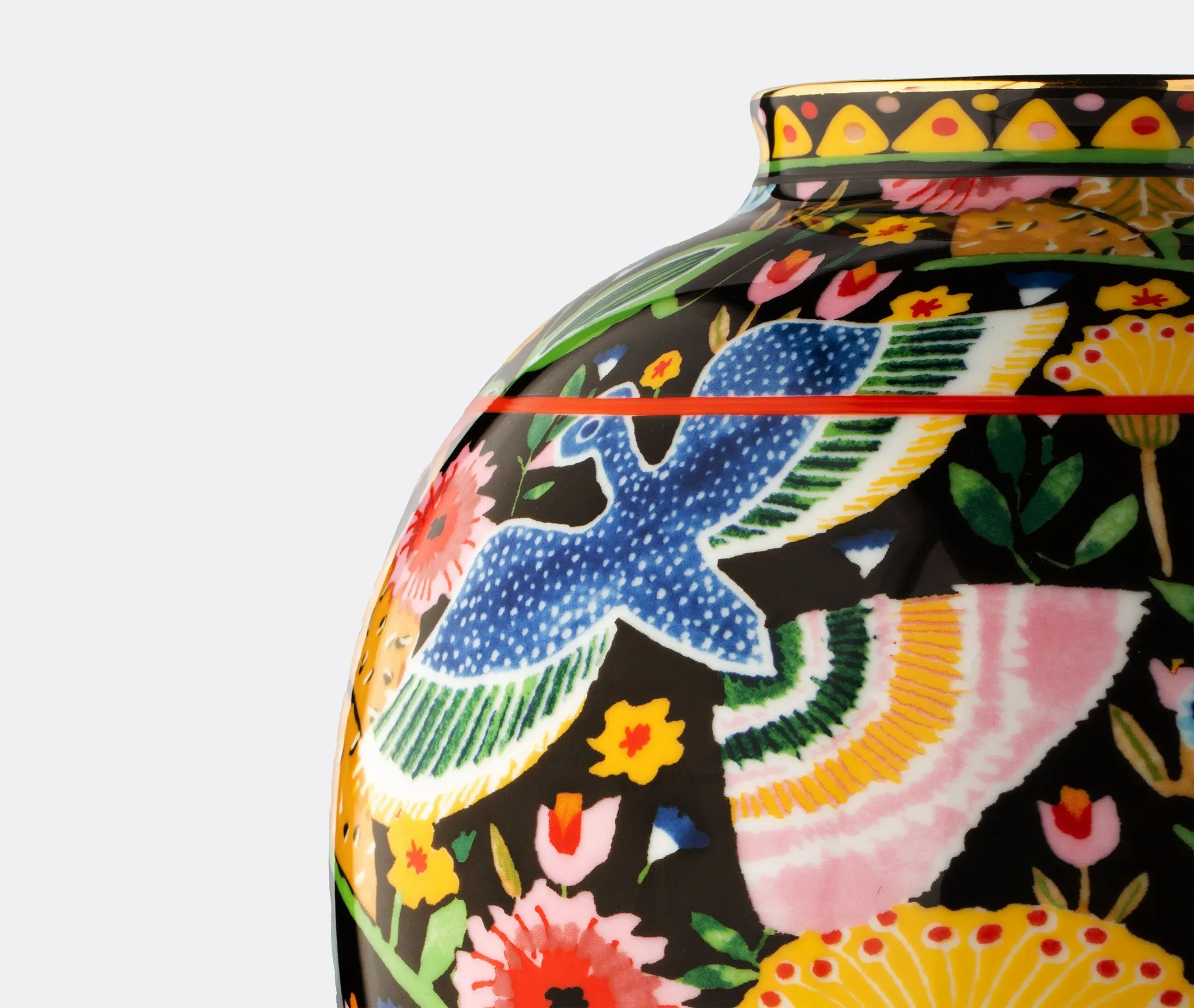 Colombo Bubble Medium Vase - Black, Porcelain