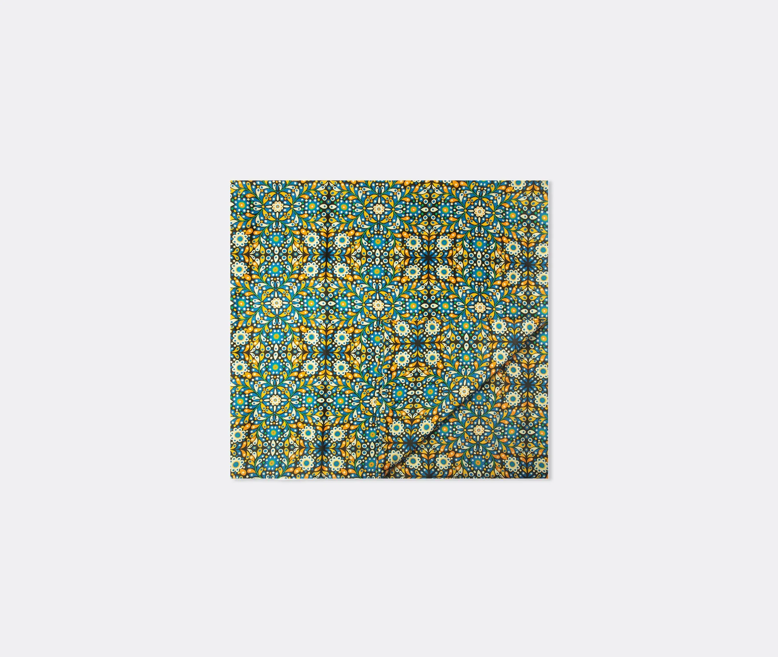 Confetti Blu Tablecloth - Blue, Linen image