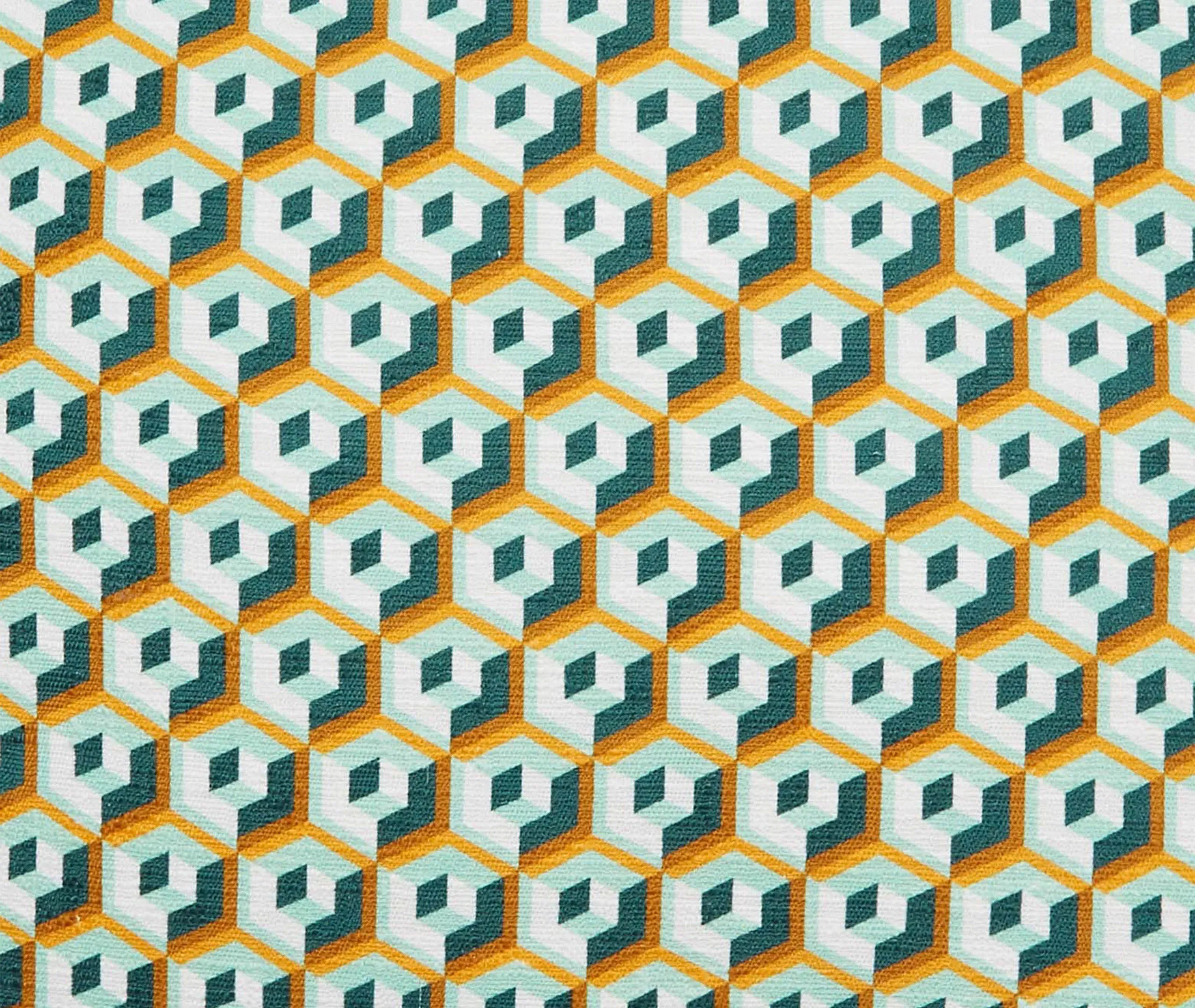 Cubi Verde Cushion - Multicolour, Velvet alternate view